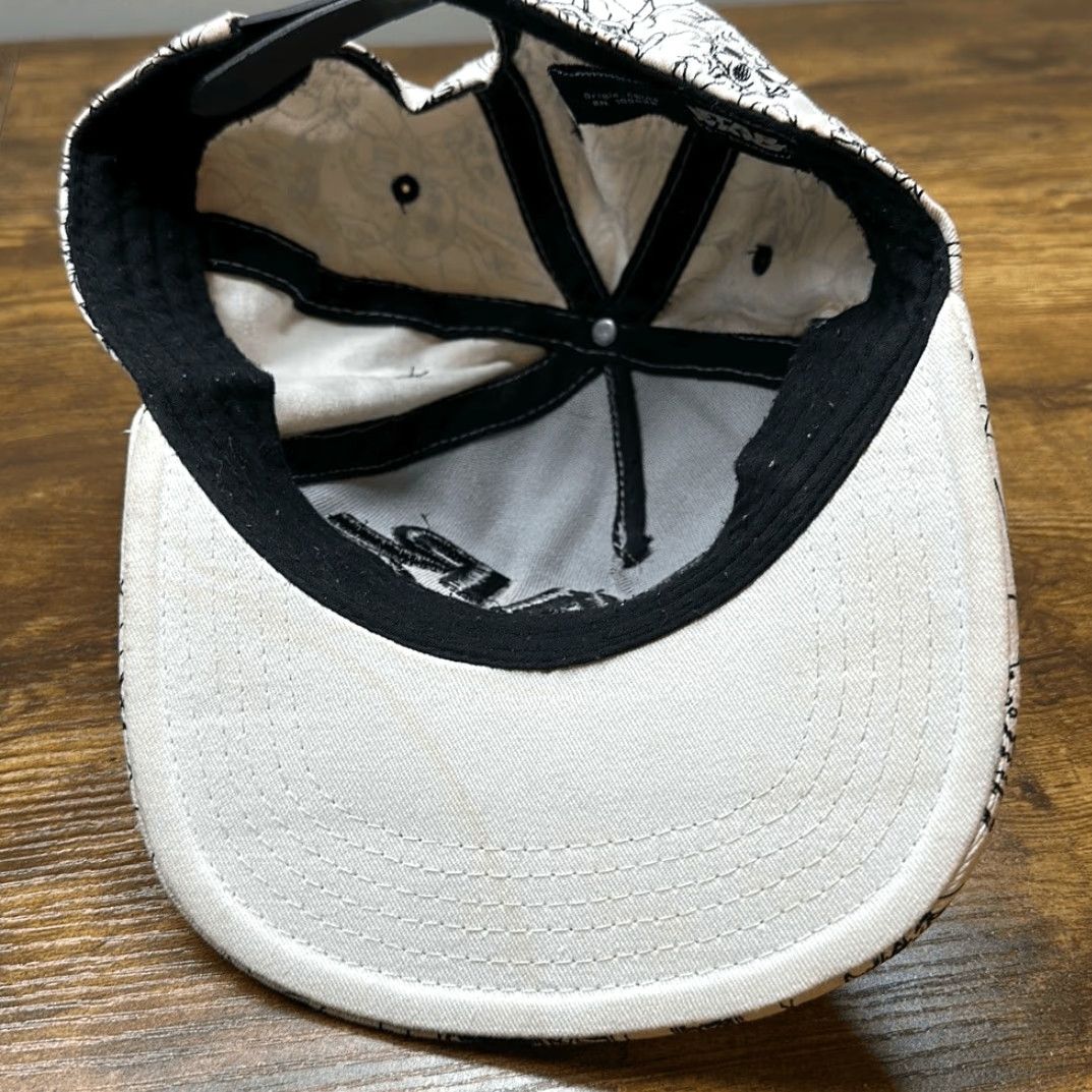 Star Wars STAR WARS Hat Snapback Trucker Baseball Black & White Character Sketches Embroidered Unisex Adults One Size Black Size ONE SIZE - 7 Thumbnail