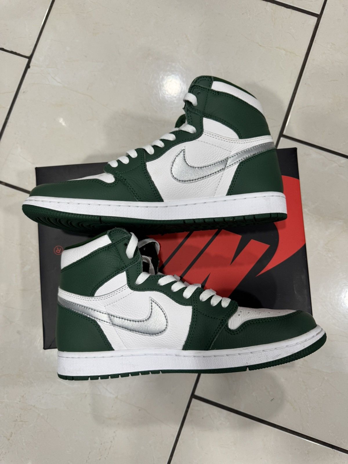 Jordan Brand Sz 10 Air Jordan 1 Hi Top ‘Gorge Green’ Size US 10 / EU 43 - 2 Thumbnail