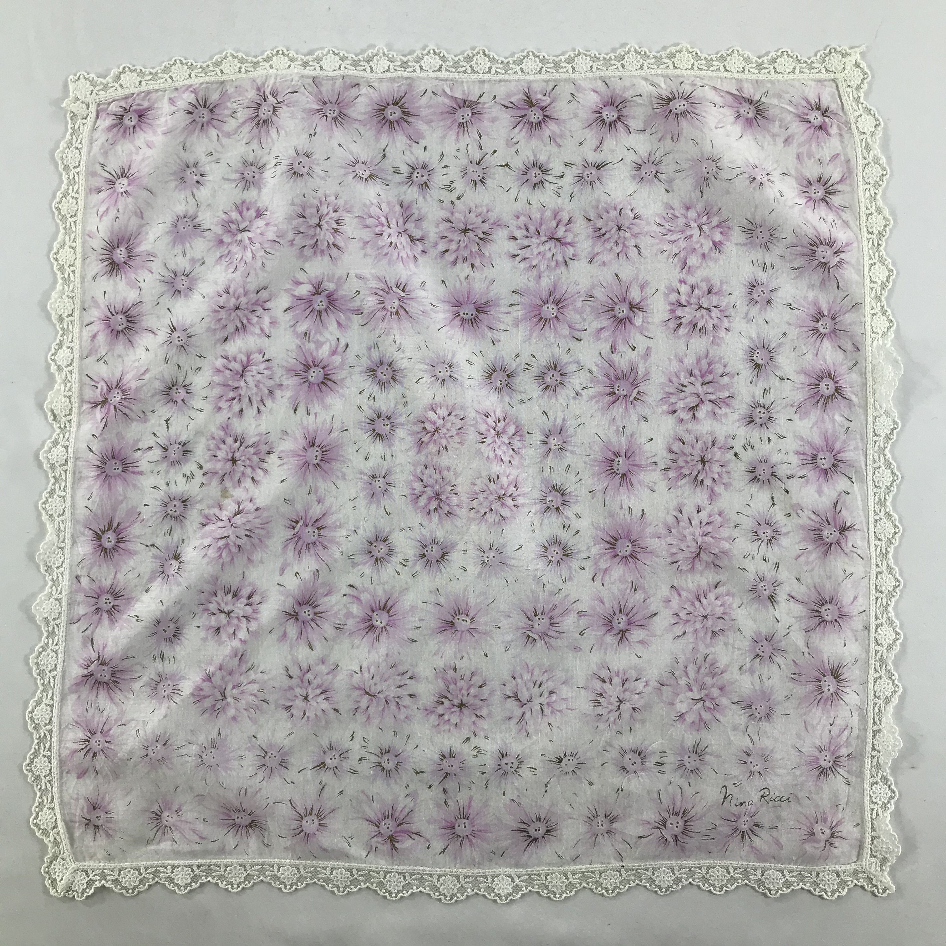 Nina Ricci × Vintage Nina Ricci Bandana / Handkerchief / Neckerchief - S1203 Size ONE SIZE - 1 Thumbnail