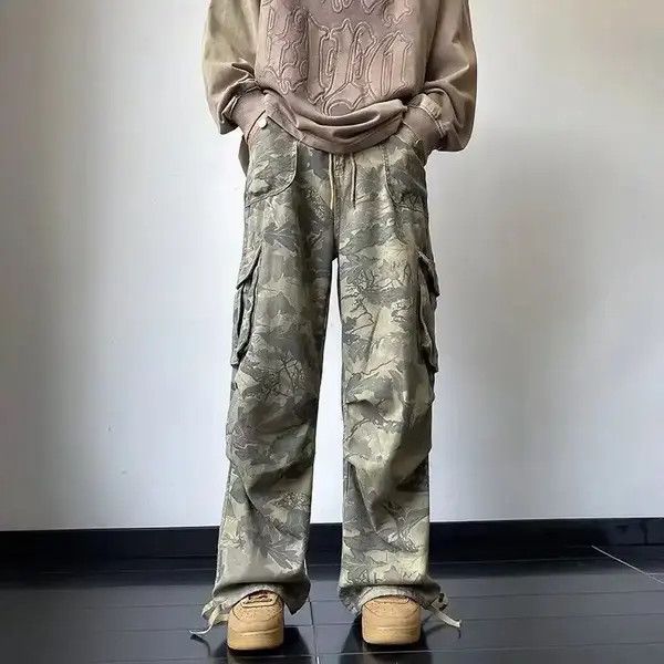 Japanese Brand Mitsuoka x Airi Multi Pockets Camouflage Pant Size US 31 - 7 Thumbnail