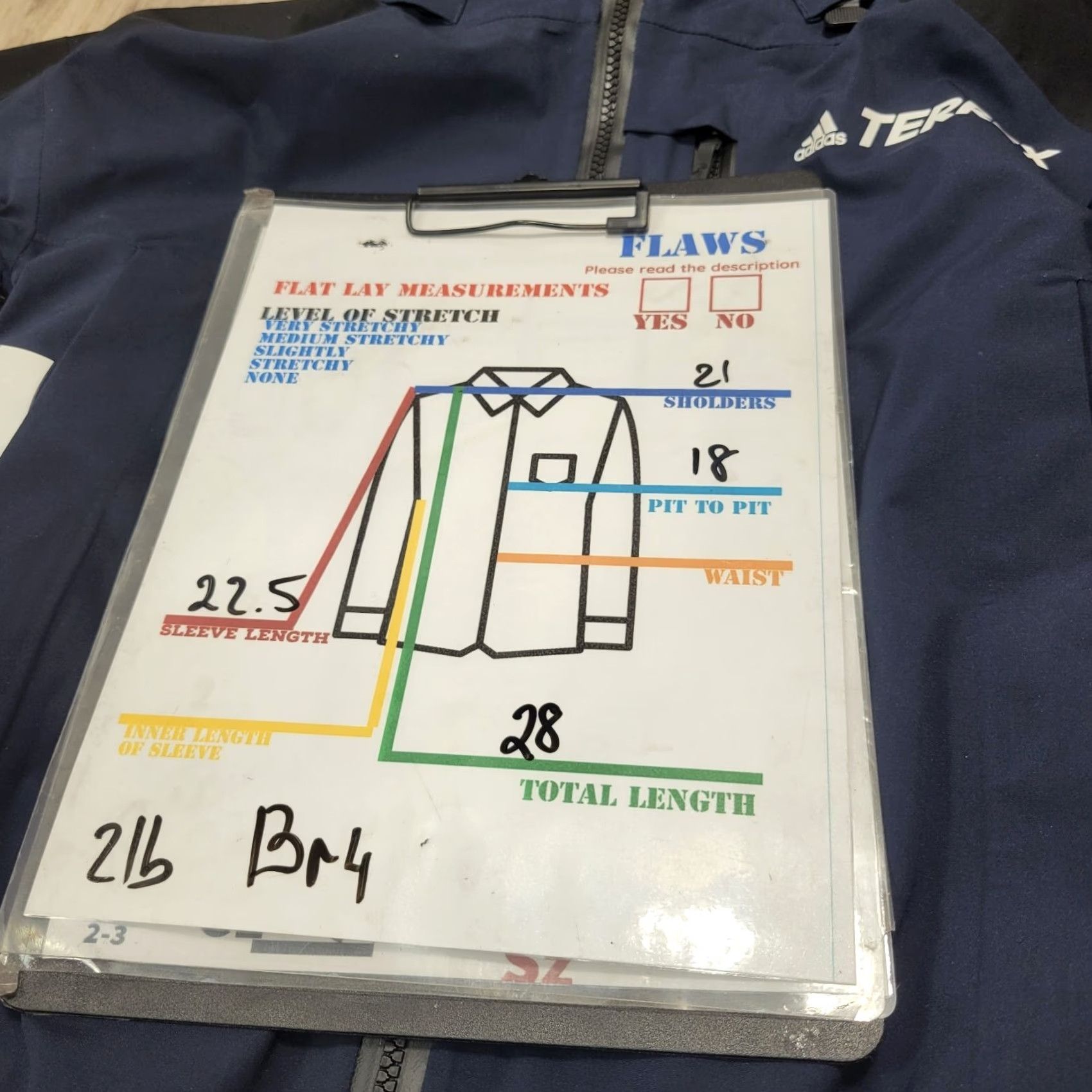 Adidas VINTAGE Adidas Terrex Myshelter Rain Blue Outdoor Jacket Full Zip Hooded XS Size XS / US 0-2 / IT 36-38 - 2 Thumbnail