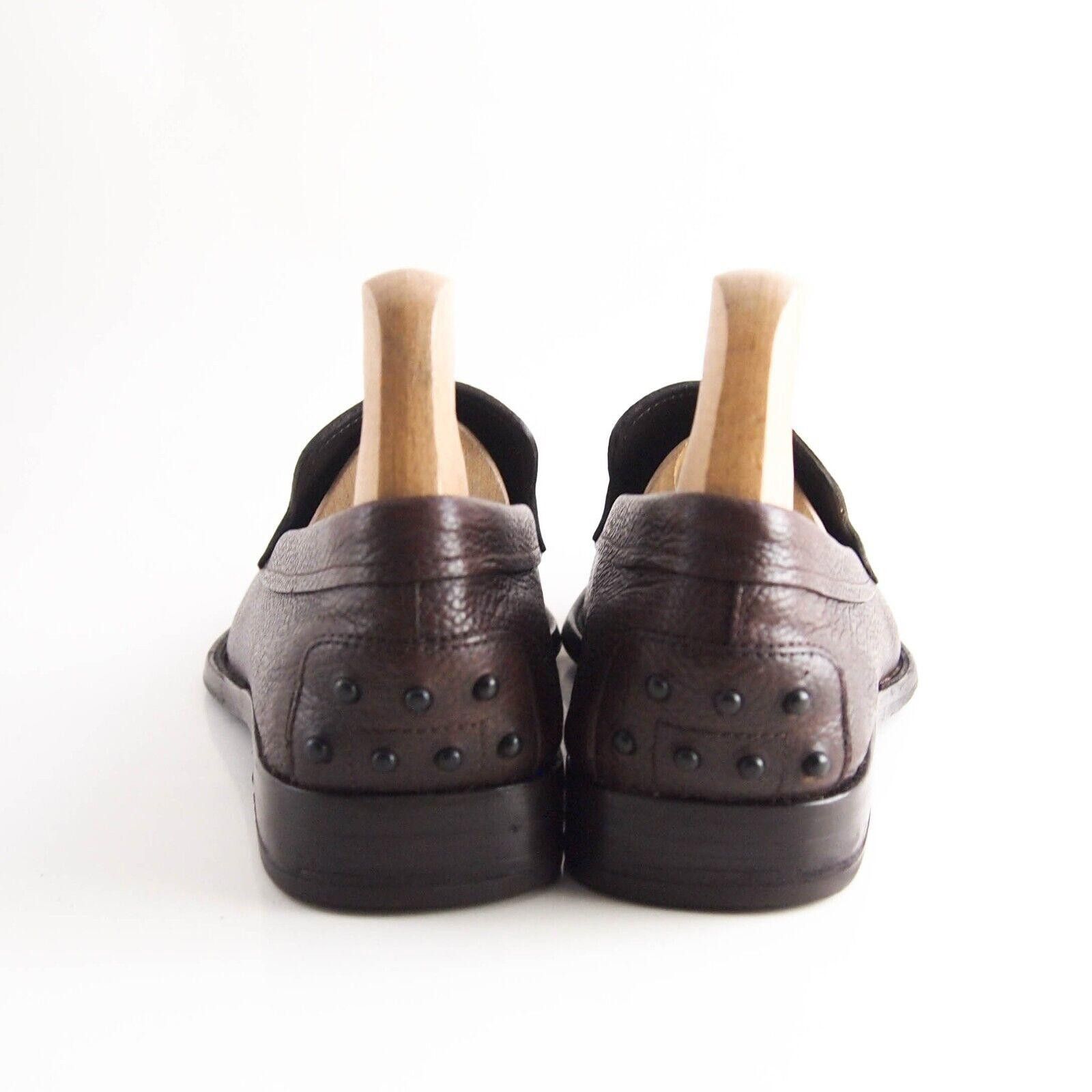 Tod's TOD's Penny Loafers Brown Scotch Grain Leather US 11 E EU 44 Size US 11 / EU 44 - 7 Thumbnail
