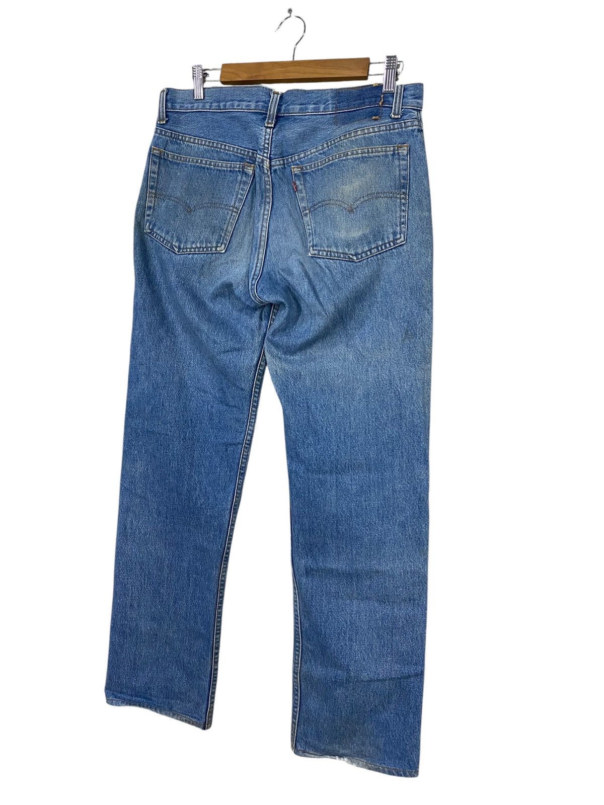 Levi's Vintage levis 80s denim distressed very rare Size US 34 / EU 50 - 7 Thumbnail