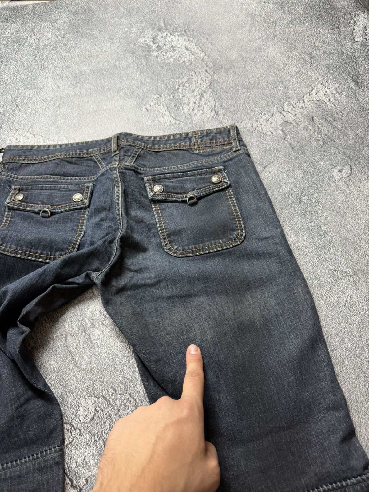 Marithe + Francois Girbaud Marithe Francois Girbaud VNTG Button Hem Grunge Biker Jeans Size 30" / US 8 / IT 44 - 10 Thumbnail