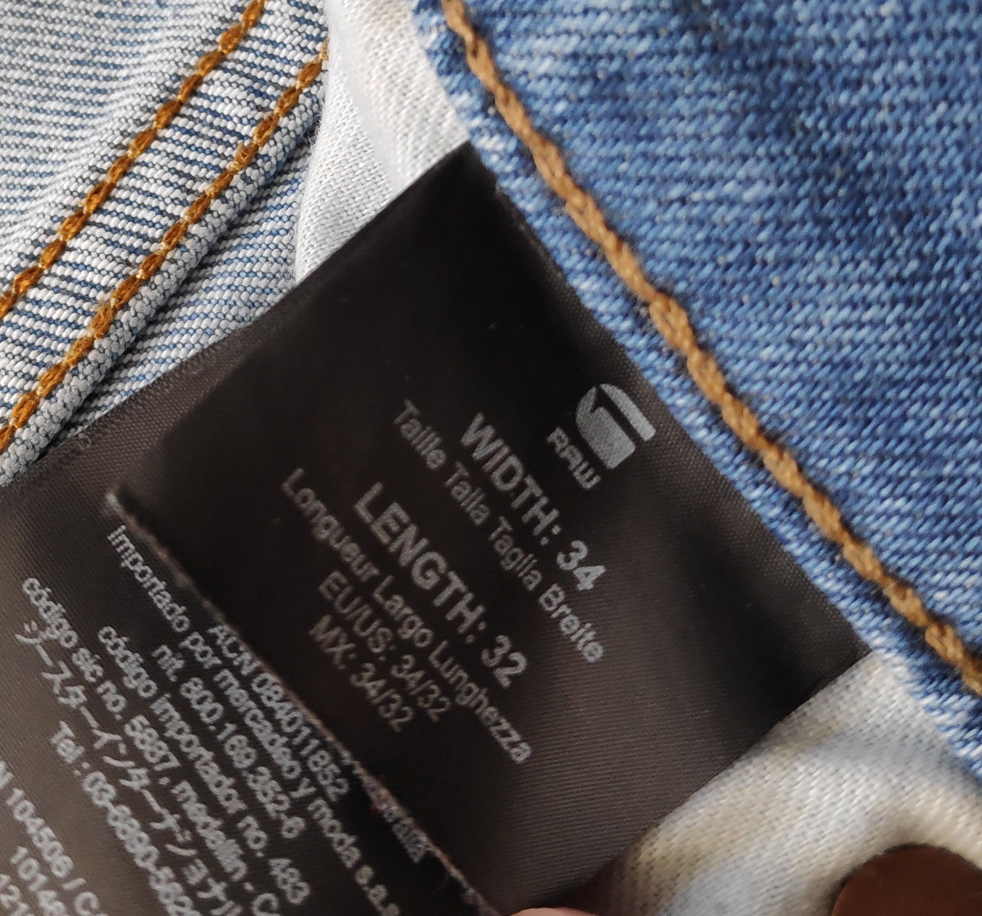 G-Star G-Star Raw 3301 Straight Tapered Denim Jeans Size US 36 / EU 52 - 9 Thumbnail