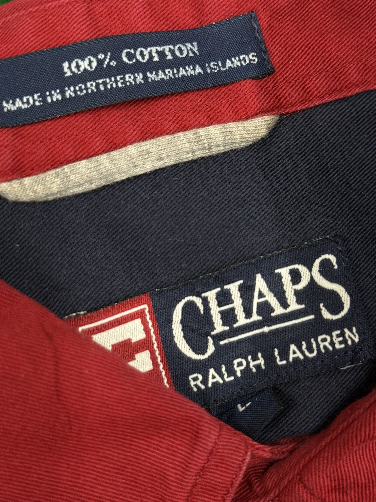 Chaps Ralph Lauren Chaps Ralph Lauren USA America Stripe Flag Shirt Large Size US L / EU 52-54 / 3 - 4 Thumbnail