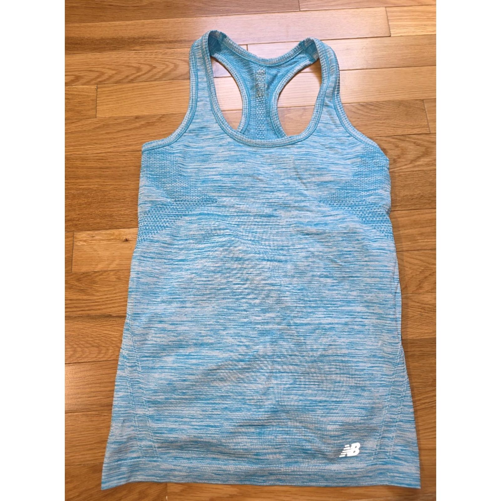 New Balance New Balance Tank Racerback Blue Turquoise S Small Women Halter Activewear Nylon Polyester Shirt? Size ONE SIZE - 6 Thumbnail