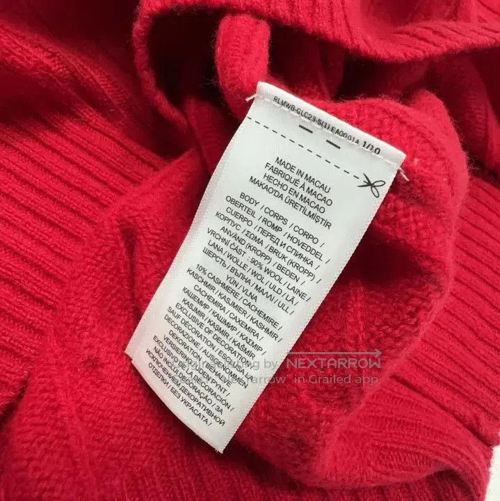 Polo Ralph Lauren Polo Ralph Lauren Men's Red Pony Embroidered Sweater. Size US L / EU 52-54 / 3 - 5 Thumbnail