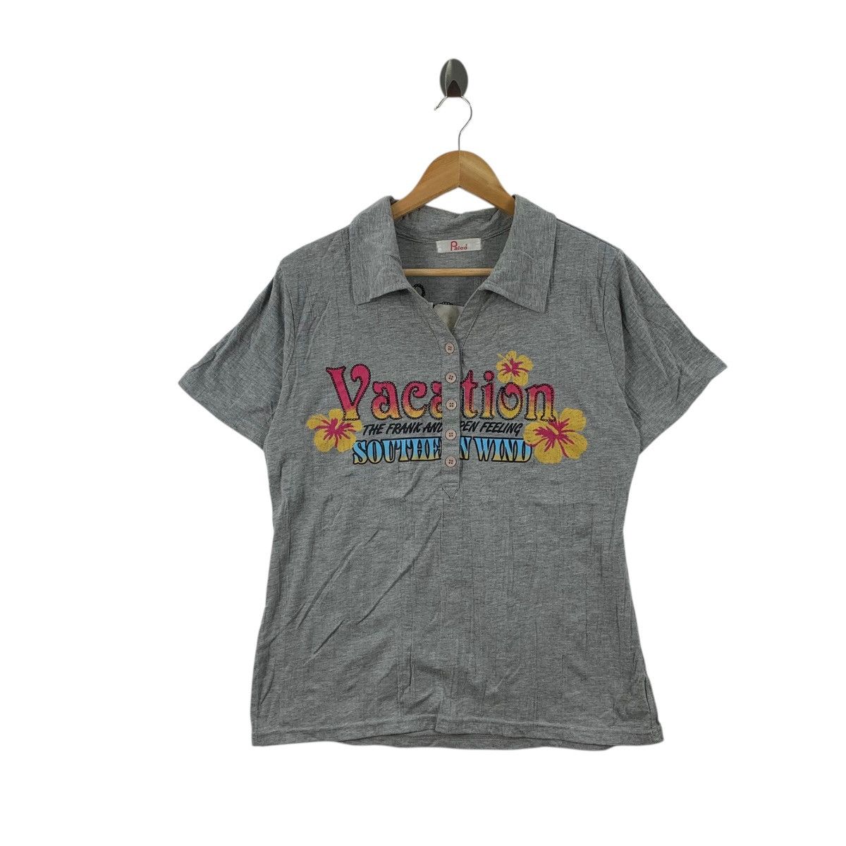 Other PALEO SEASIDE VACATION Southern Wind Polo Tee Shirt Top Size M / US 6-8 / IT 42-44 - 2 Thumbnail