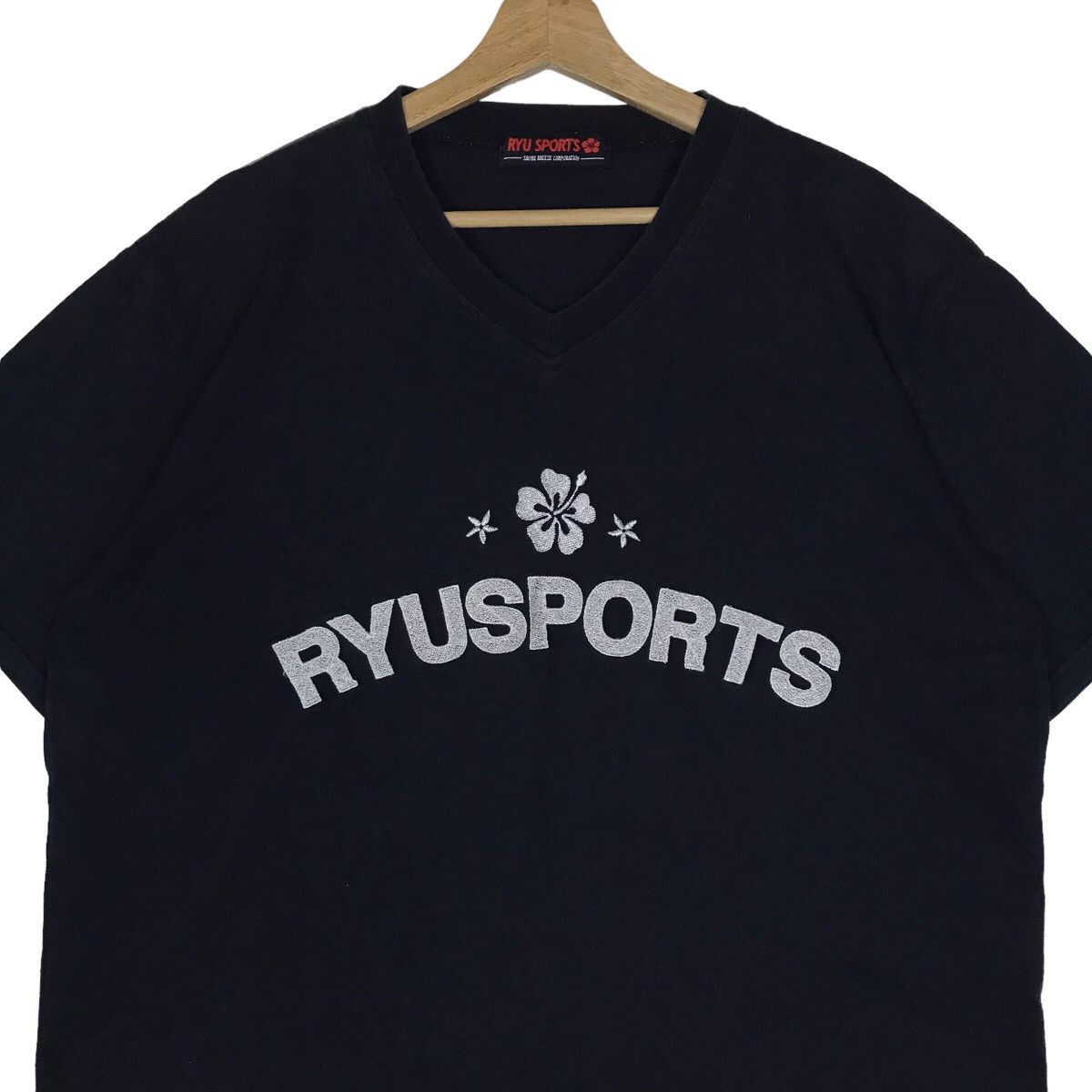 Vintage Vintage RyuSports Surfwear Cropped Top Tee Shirt Size US M / EU 48-50 / 2 - 2 Thumbnail