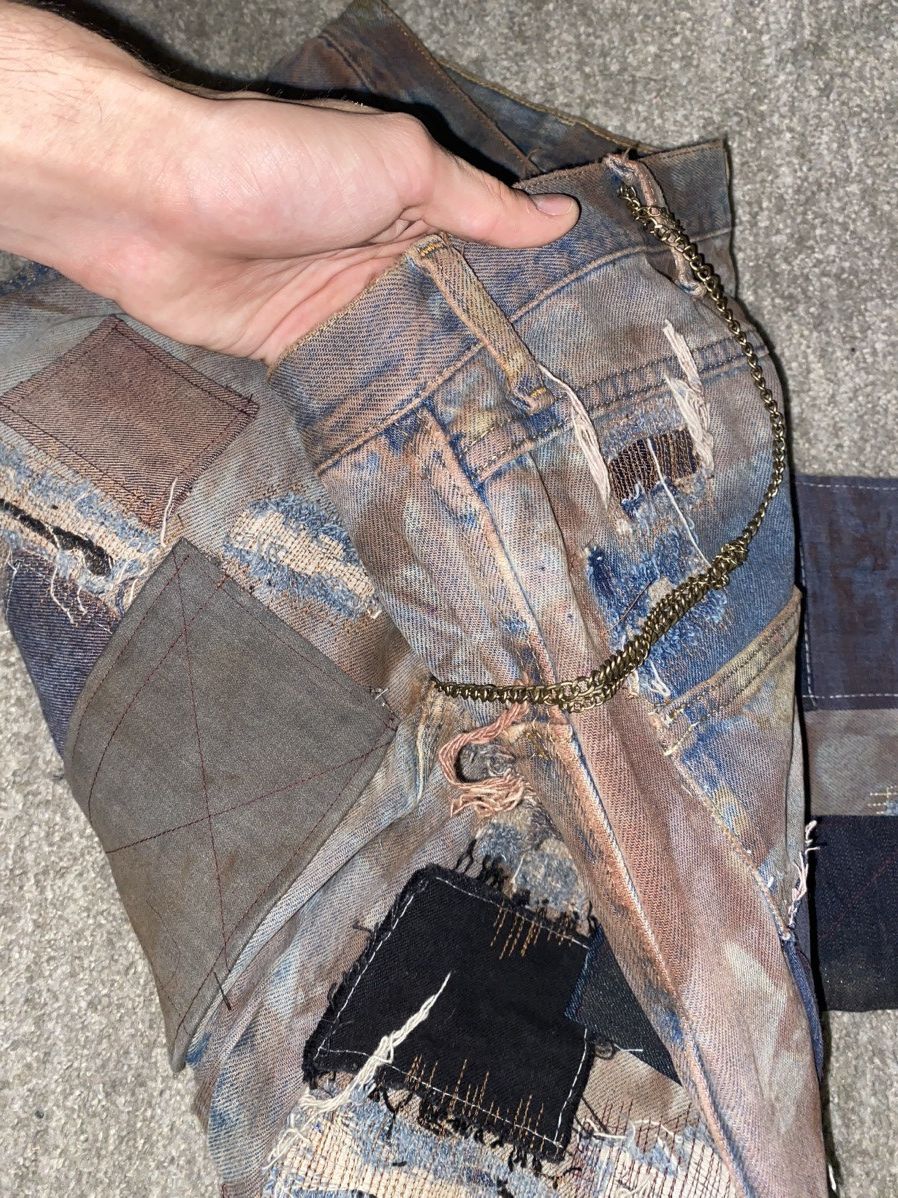 Handmade 3li upcycle denim Size US 32 / EU 48 - 4 Thumbnail