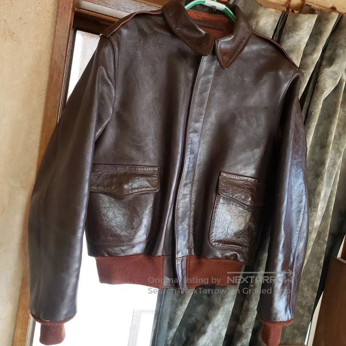The Real McCoy's the real mccoy's a2 leather jacket. Size US S / EU 44-46 / 1 - 1 Thumbnail