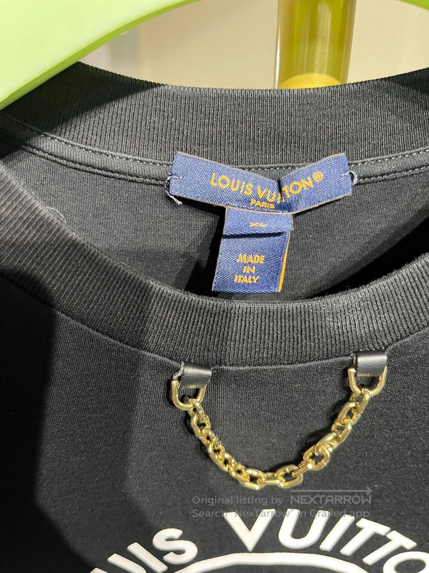 Louis Vuitton Louis Vuitton Black Short-Sleeve T-Shirt XL. Size US XL / EU 56 / 4 - 2 Thumbnail