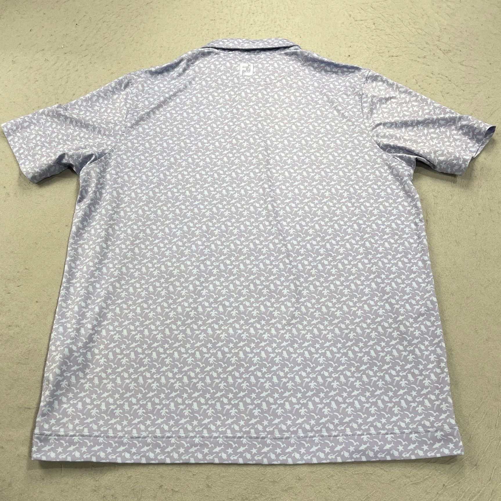 Footjoy FootJoy Polo Shirt Mens L Purple Logo Golf Polo Beach Activewear Shirt Sports Man Clothing Size US L / EU 52-54 / 3 - 6 Thumbnail