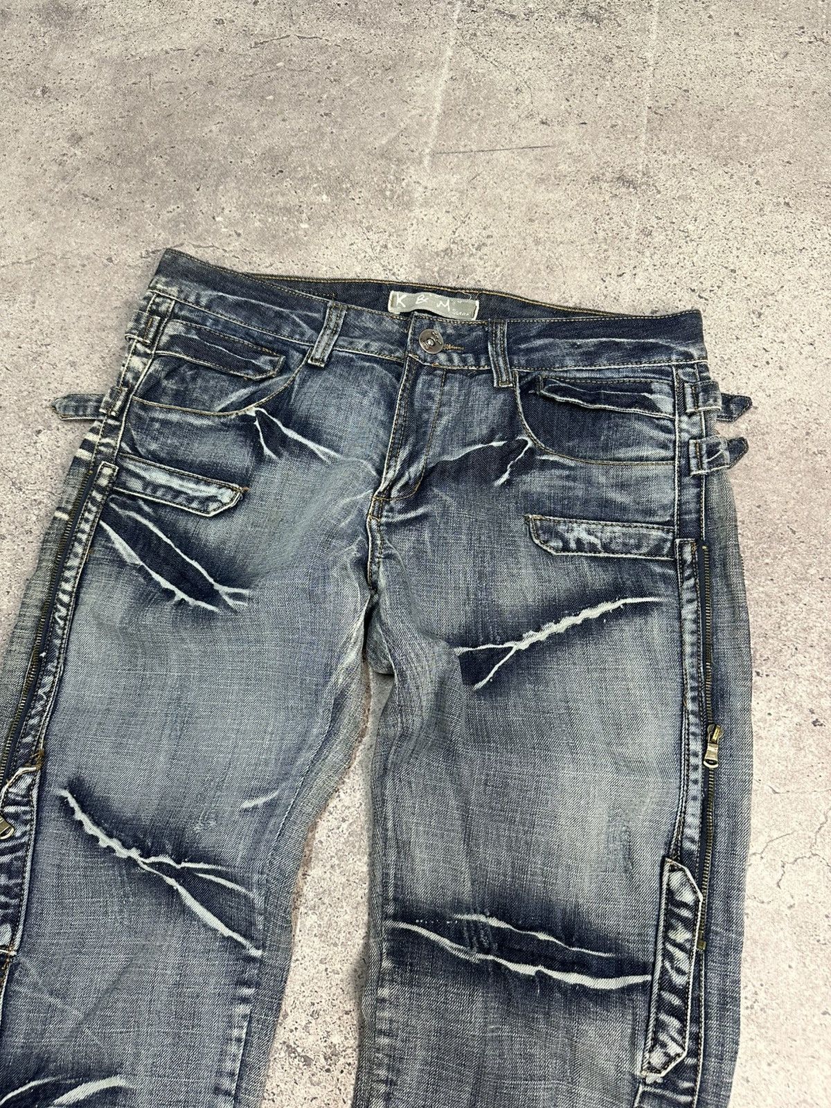 Other Vintage Junya Watanabe Balenciaga Style Denim Jeans Y2K Size US 34 / EU 50 - 10 Thumbnail