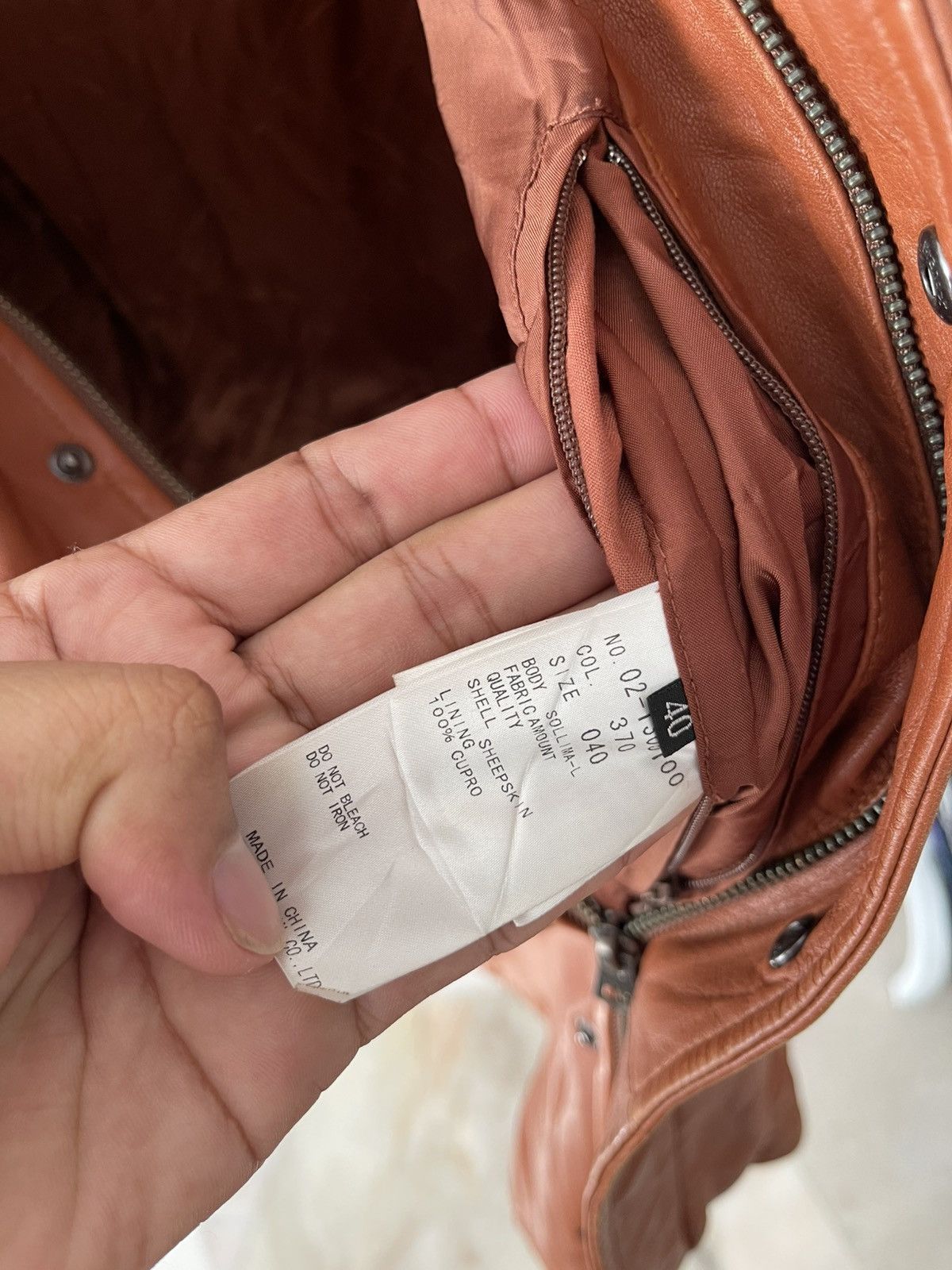 Designer × Theory Theory Sheepskin Leather Zip Jacket Size US M / EU 48-50 / 2 - 11 Thumbnail