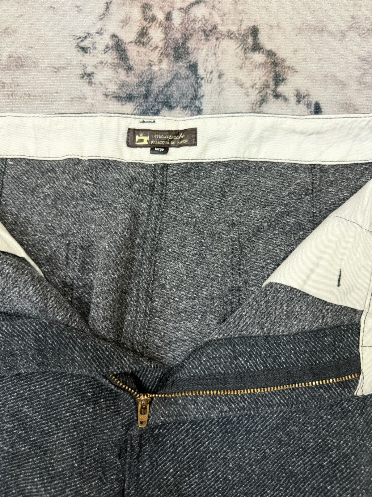 Edition Japan × Japanese Brand Mc Apache Fabrique Au Japon Wool Casual Pants Size US 34 / EU 50 - 6 Thumbnail