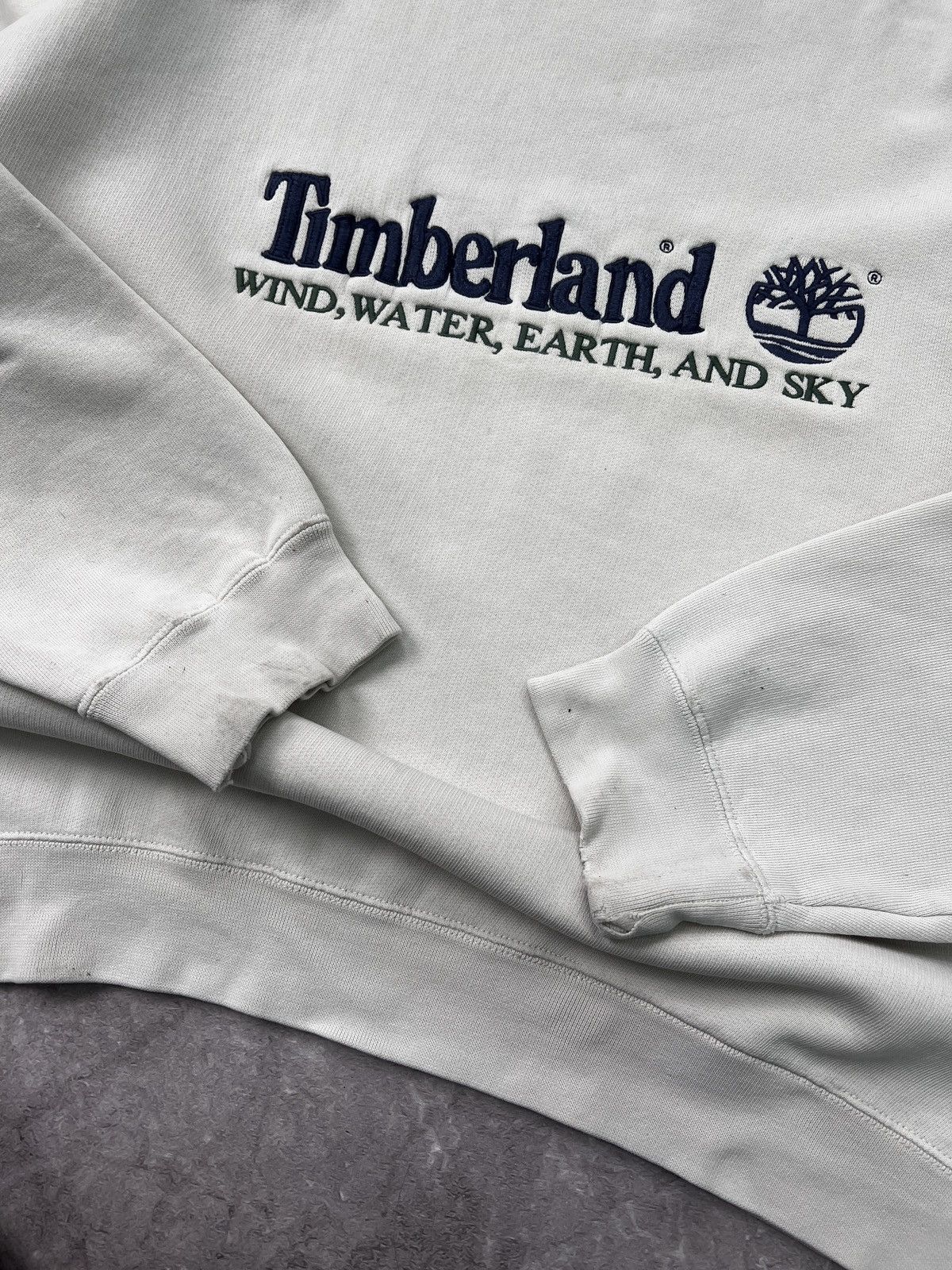 Timberland × Vintage Vintage Timberland Sweatshirt Crewneck Spellout Big Logo Size US XL / EU 56 / 4 - 8 Thumbnail