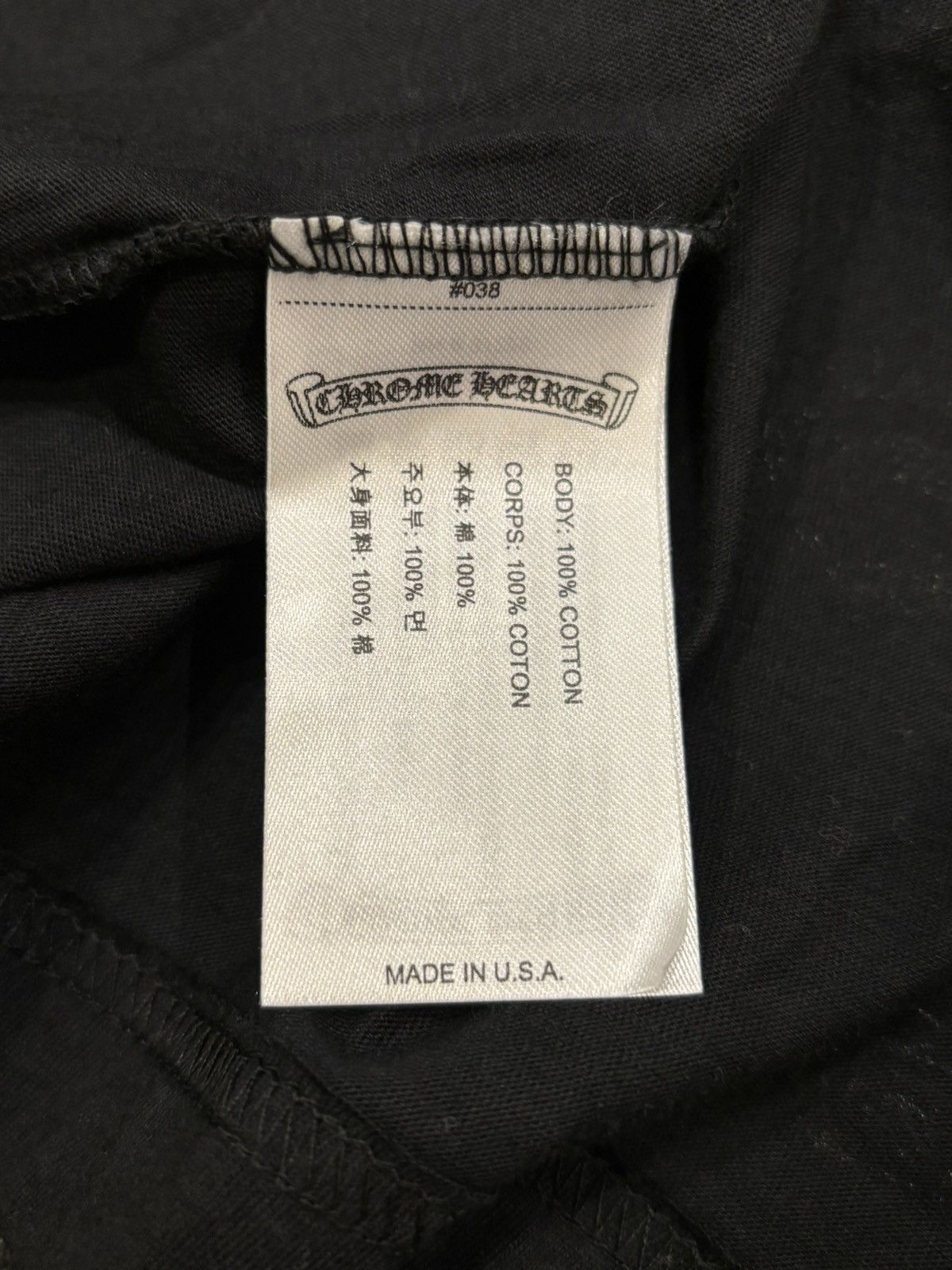 Chrome Hearts Chrome Hearts Paris Tee Size US L / EU 52-54 / 3 - 4 Thumbnail