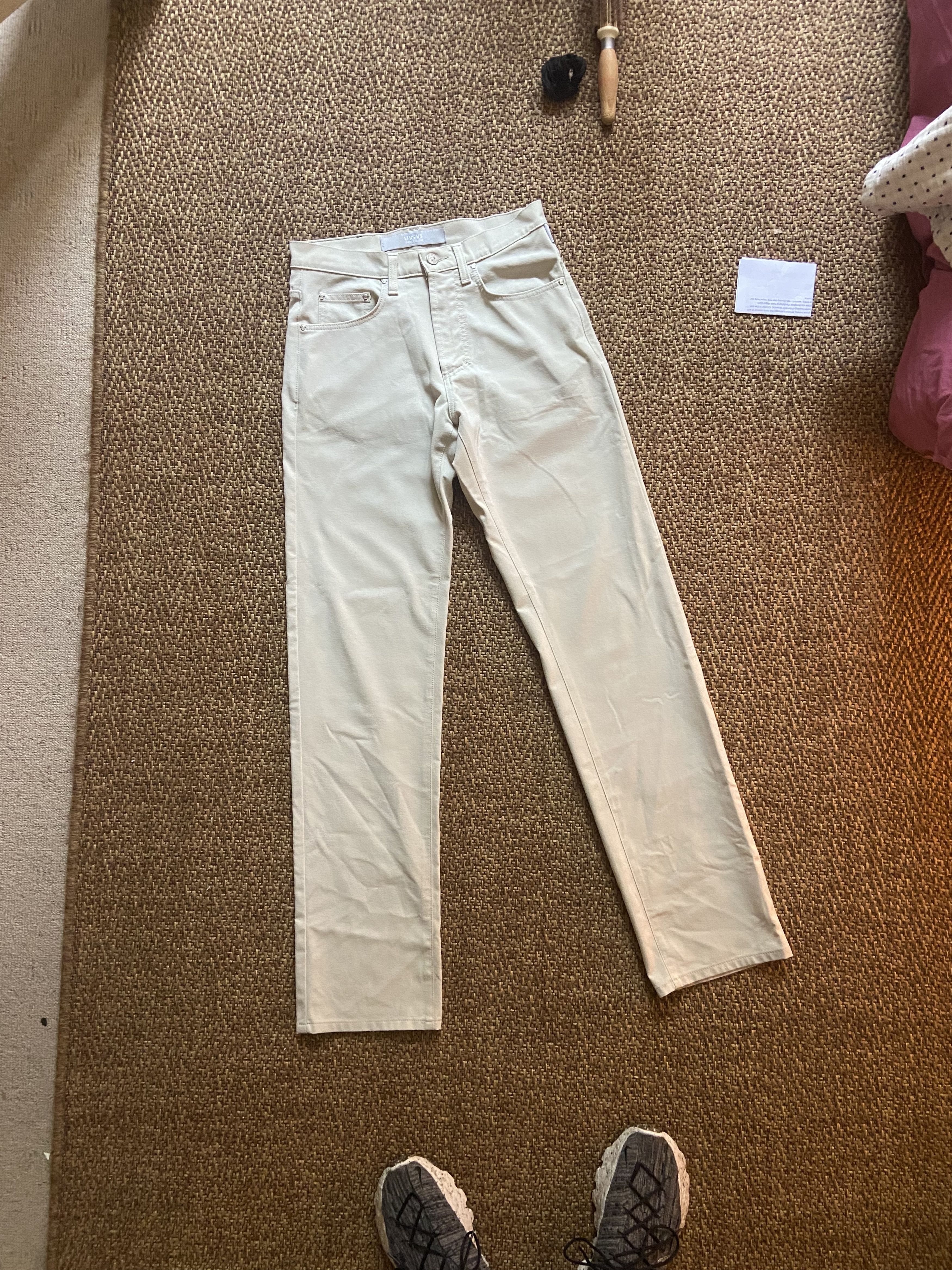 Versace Jeans Couture Versace Jeans Couture Nylon Grey Jeans Size US 29 - 1 Thumbnail