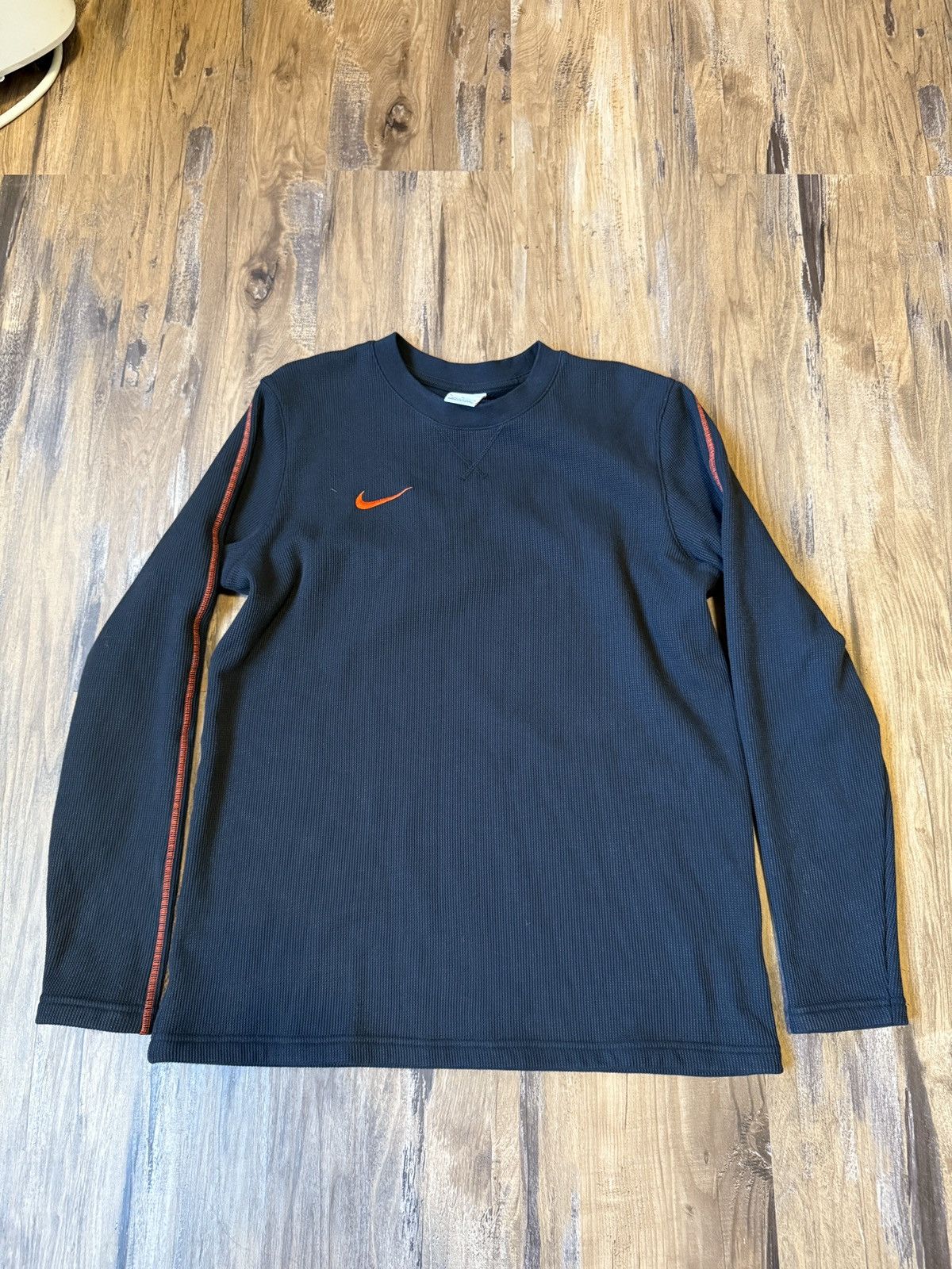 Nike Vintage Nike Waffle-Knit Long Sleeve Size US M / EU 48-50 / 2 - 1 Thumbnail