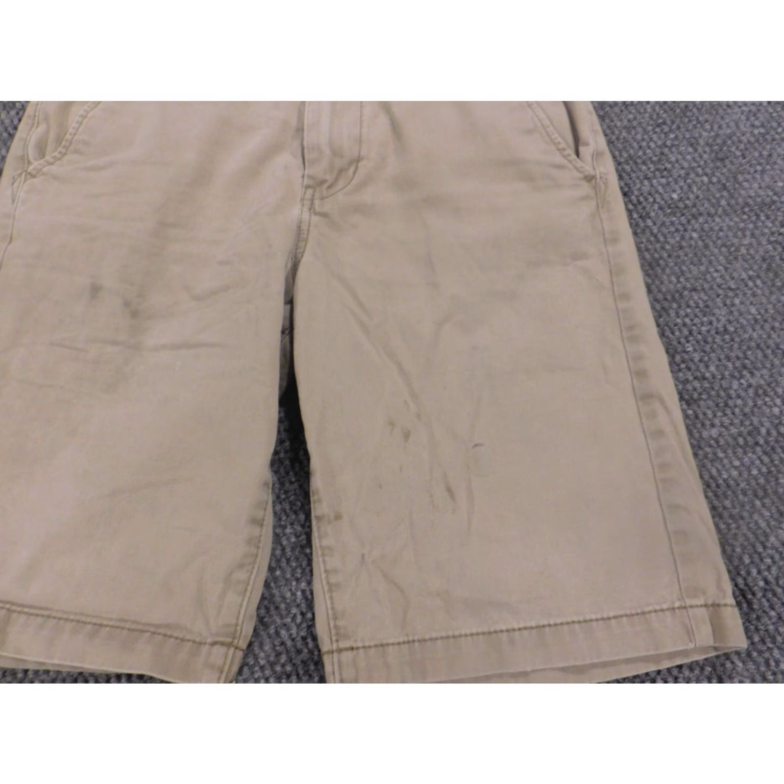 American Eagle Outfitters American Eagle Outfitters Mens Shorts 28 Beige Longboard Chino Regular Classic Flat Front Logo Knit Cotton Casual - Mens - 28 Size US 28 / EU 44 - 3 Thumbnail