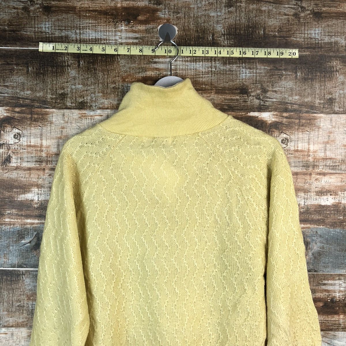 Homespun Knitwear M9 Sister japan vintage Yellow Knitwear #A2360 Size XS / US 0-2 / IT 36-38 - 13 Thumbnail