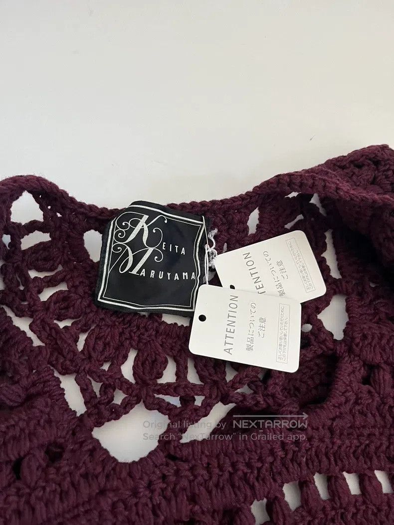 Japanese Brand Japanese Brand size F Crochet openwork vest, butterfly kni Size S / US 4 / IT 40 - 7 Thumbnail