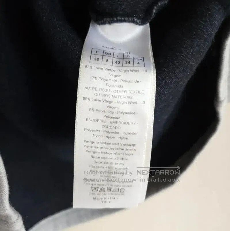Dior Dior Short Sleeve Gray Cotton Hoodie . Size S / US 4 / IT 40 - 6 Thumbnail