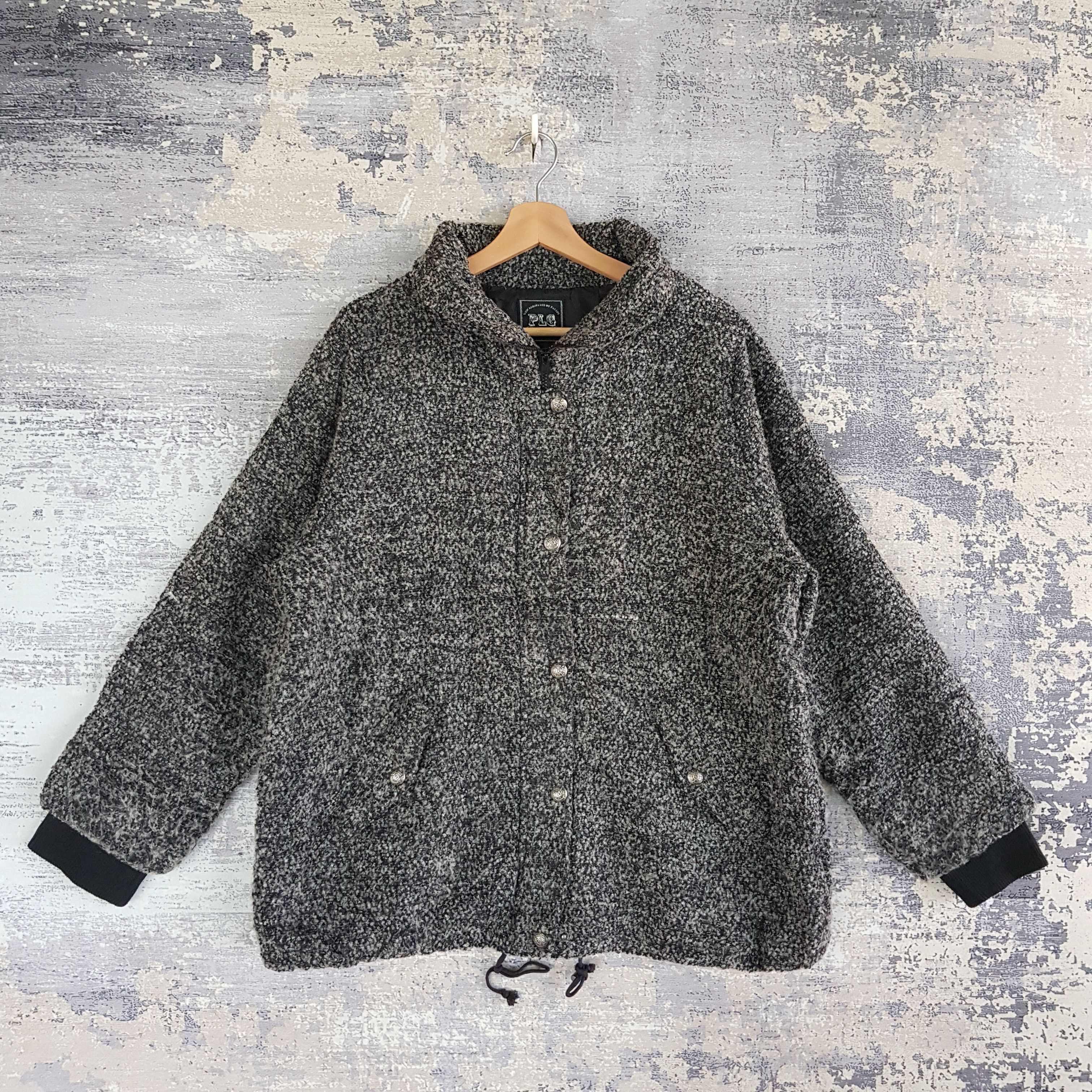 Japanese Brand × Vintage Vintage PLG Japanese Brand Varsity Wool Bomber Jackets Size US L / EU 52-54 / 3 - 1 Thumbnail