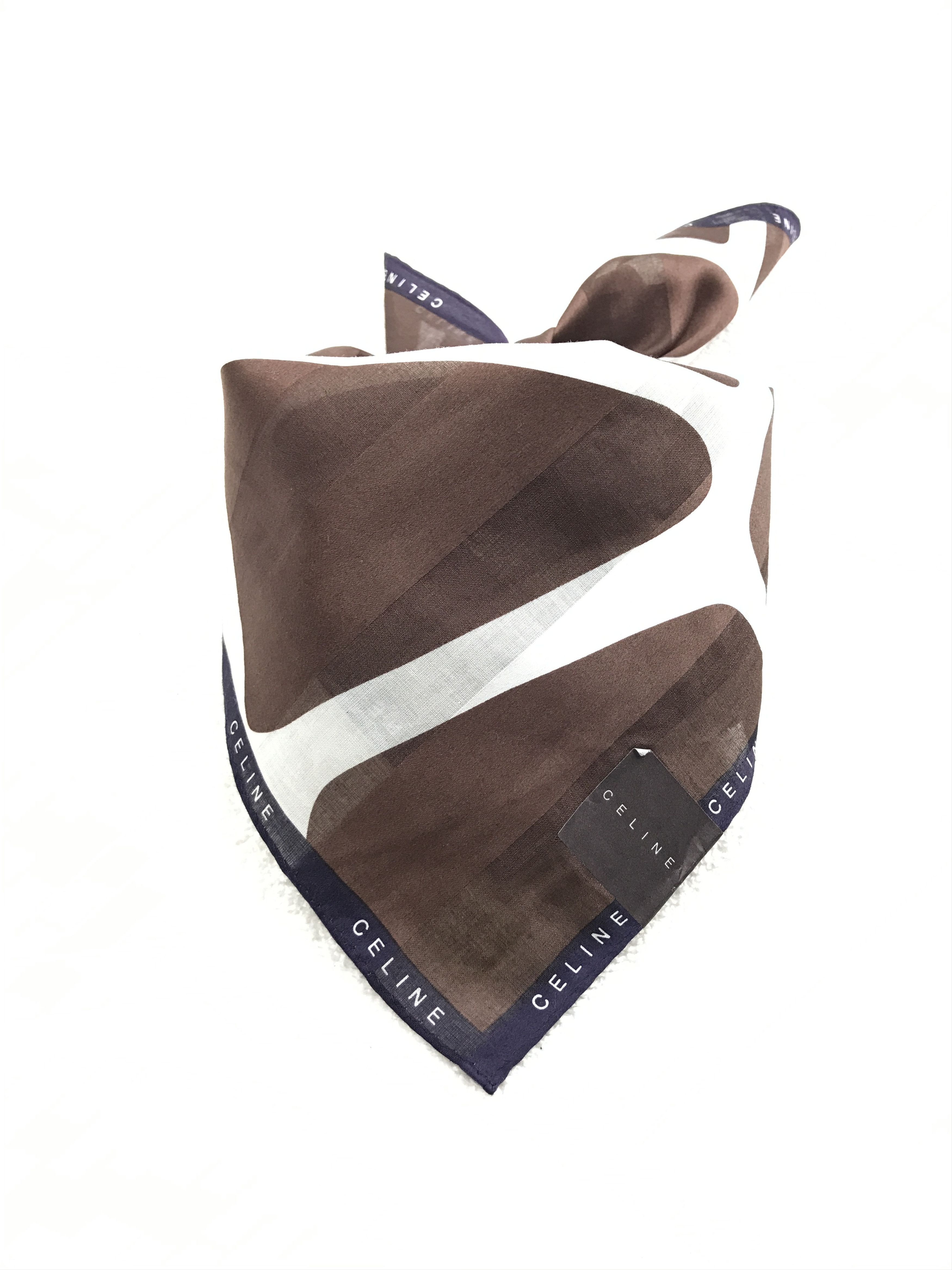 Celine × Vintage Vintage Celine Bandana Neckerchief Handkerchief Size ONE SIZE - 3 Thumbnail