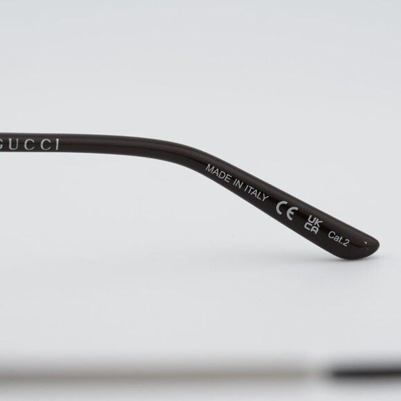Gucci Gucci GG1881S 004 Sunglasses Silver Square Frame Size ONE SIZE - 7 Thumbnail
