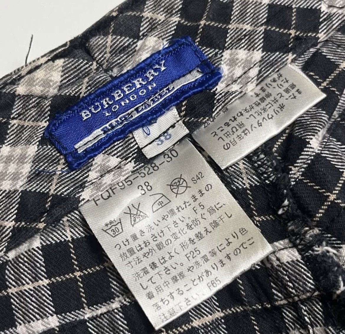 Burberry Burberry Blue Label Multizipper Plaid Skinny Pants Size US 38 / EU 54 - 3 Thumbnail