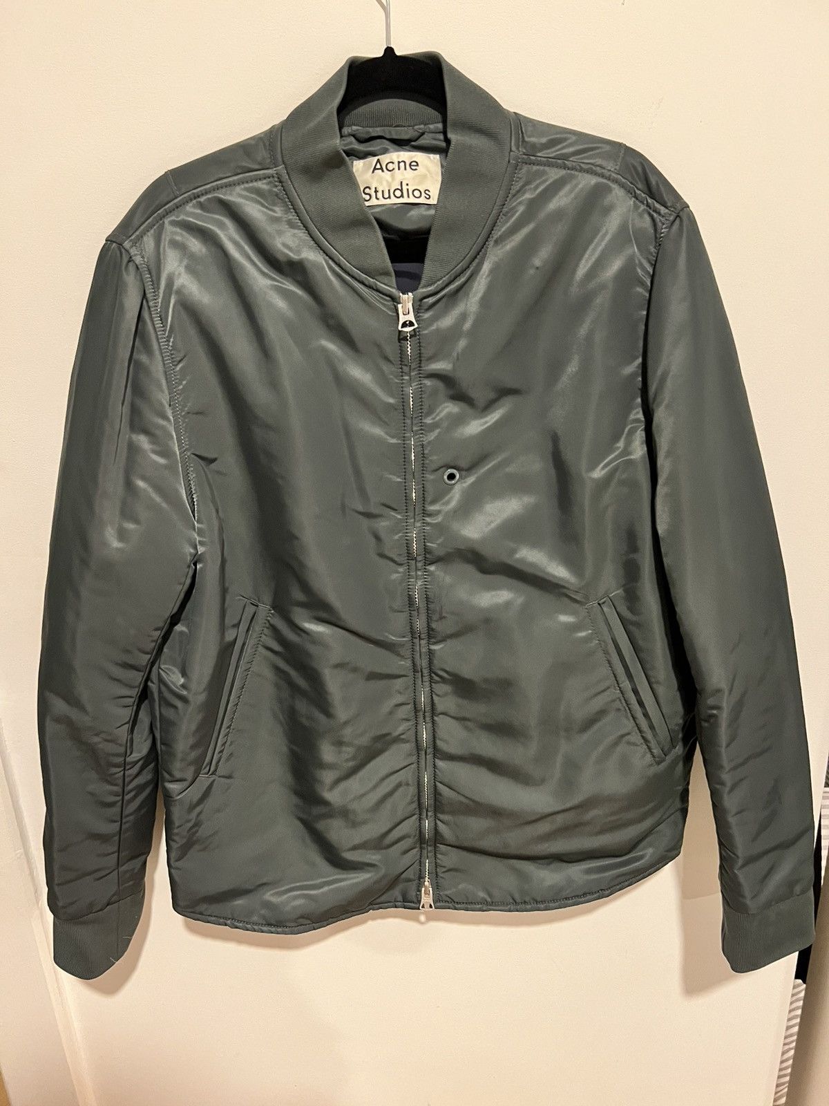 Acne Studios Blue Green Acne Bomber Celo Size US L / EU 52-54 / 3 - 1 Thumbnail