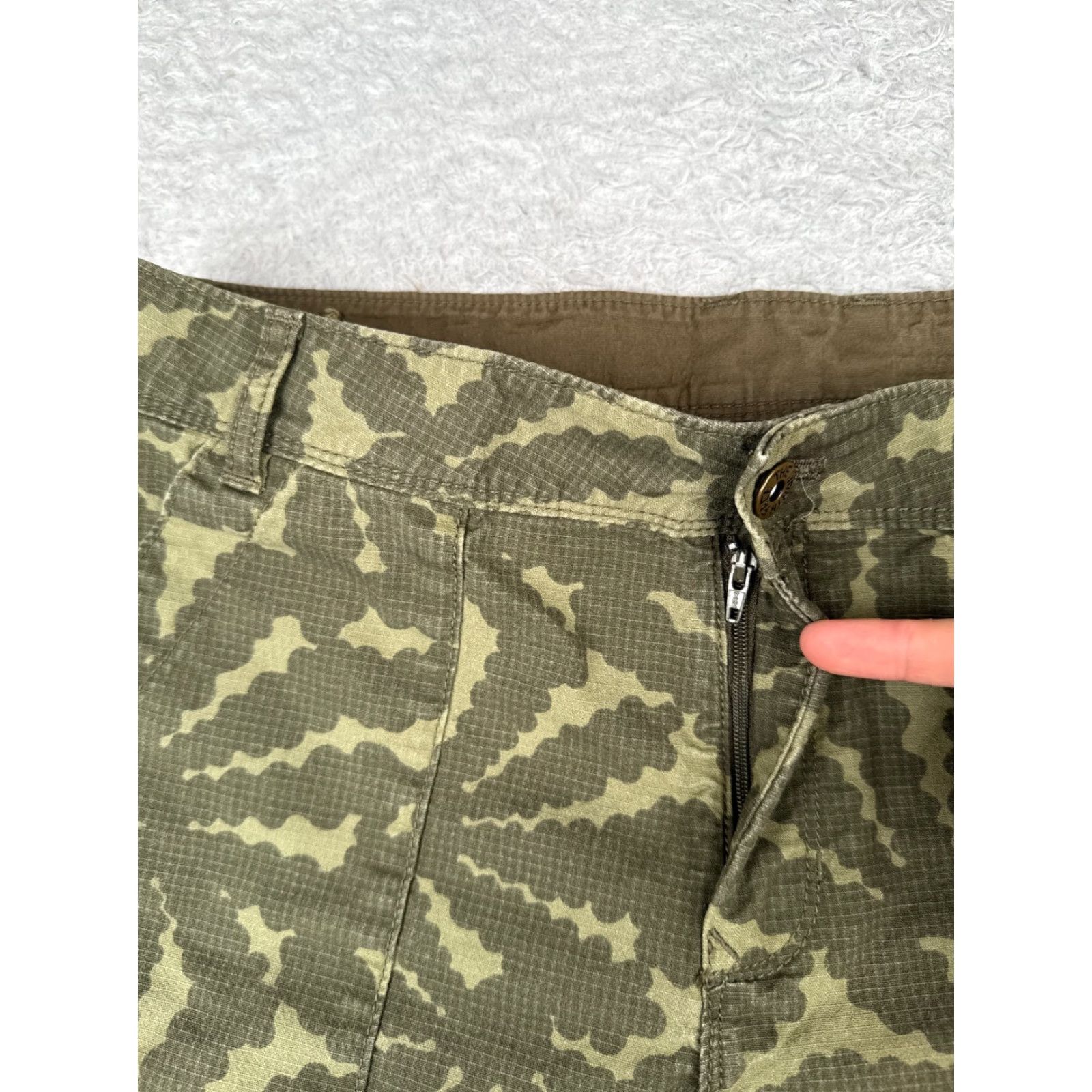 The North Face The North Face Shorts Women 10 Green Ridgeside Shorts Ripstop Cotton Blend 32x6 Shorts Casual Activewear Size 32" / US 10 / IT 46 - 6 Thumbnail