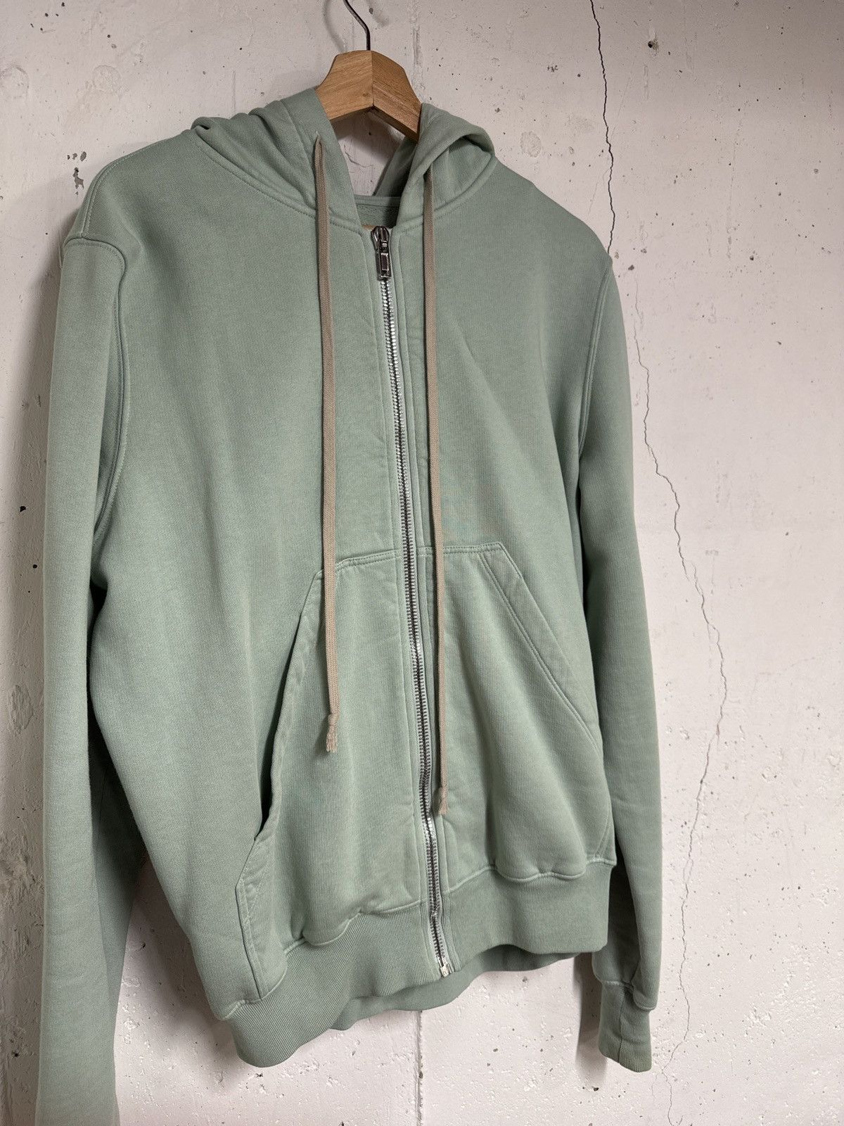 Rick Owens Sea Foam Green JASON HOODIE Fits L - benaras.co