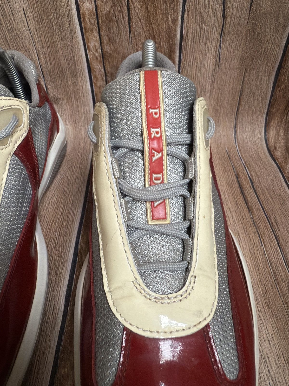 Prada 🔥 patent America cup trainers Size US 5.5 / EU 38 - 5 Thumbnail