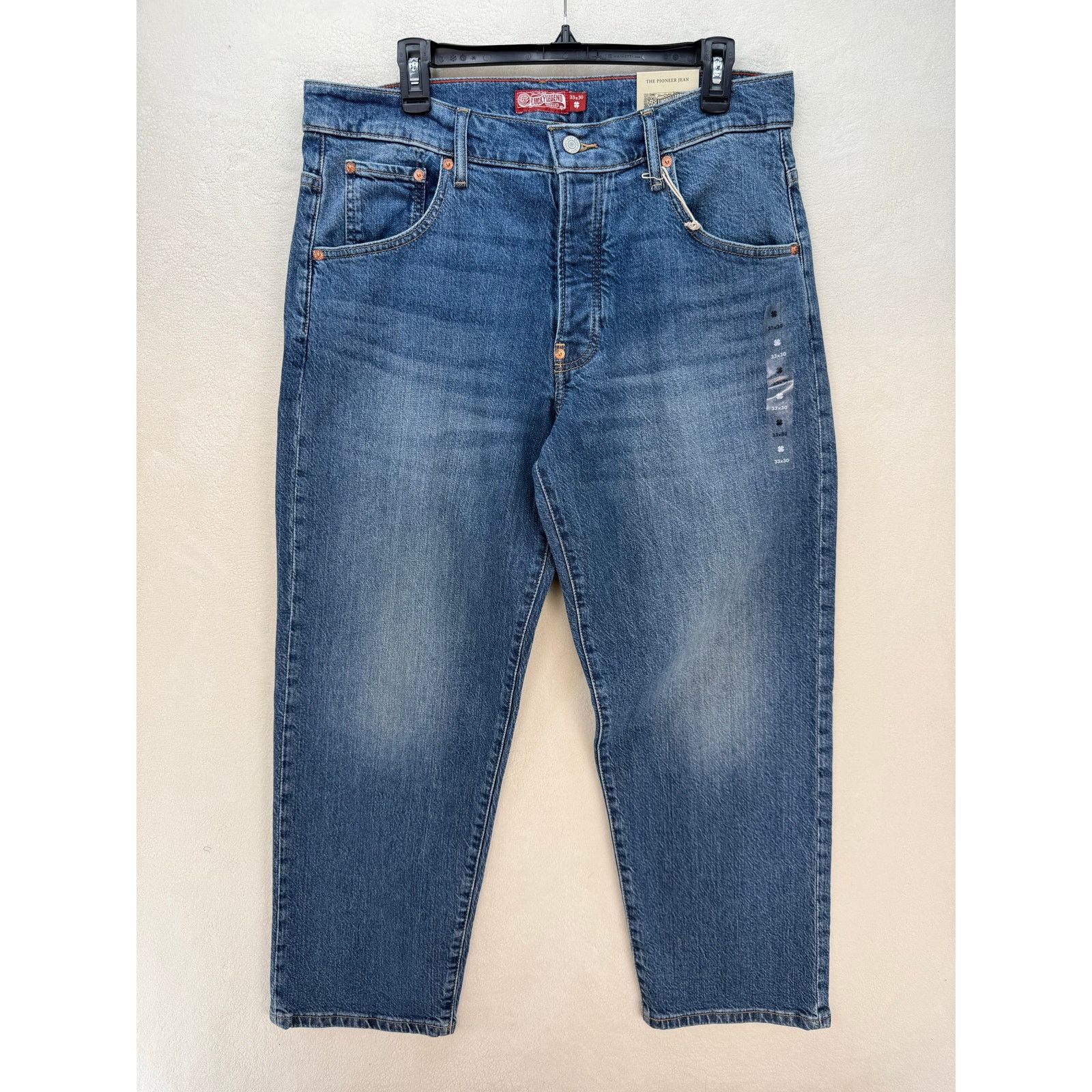 Lucky Brand LUCKY BRAND X GOLD RUSH SERIES RARE 33X30 MENS TAPER JEANS Size US 33 - 1 Thumbnail