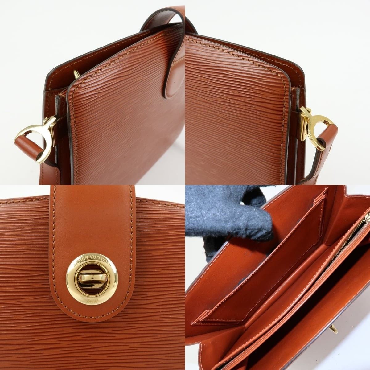 Louis Vuitton Louis Vuitton Epi Capucines Shoulder Bag Brown Size ONE SIZE - 6 Thumbnail