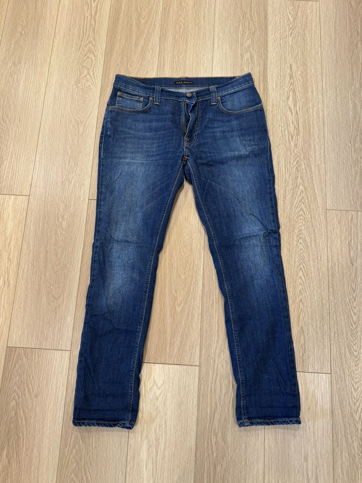 Nudie Jeans Nudie Jeans Thin Finn ‘pure streak’ Size US 34 / EU 50 - 1 Thumbnail