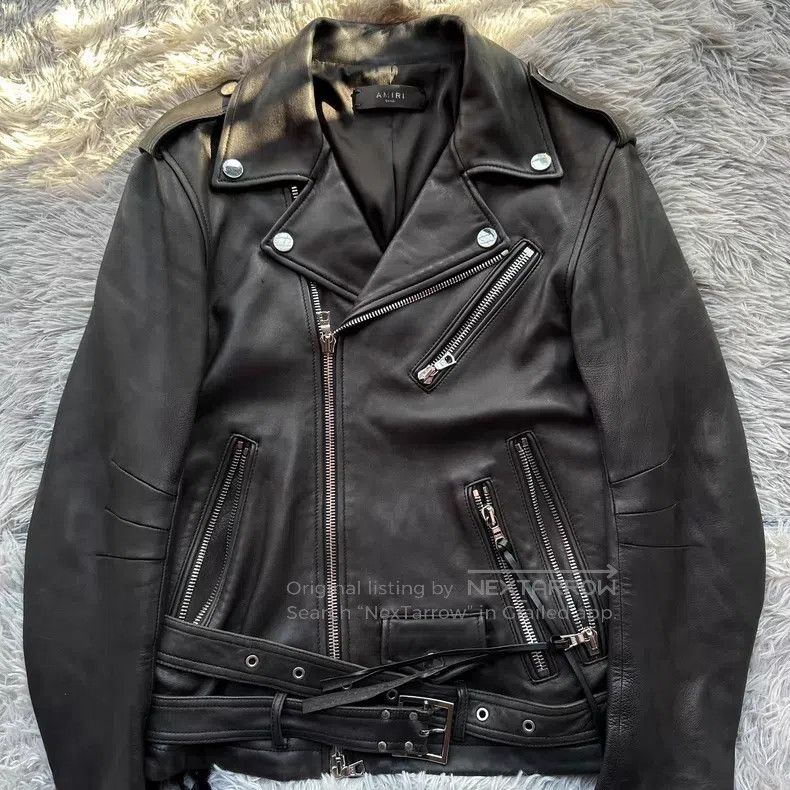 Amiri Amiri Motorcycle leather jacket Size US S / EU 44-46 / 1 - 5 Thumbnail