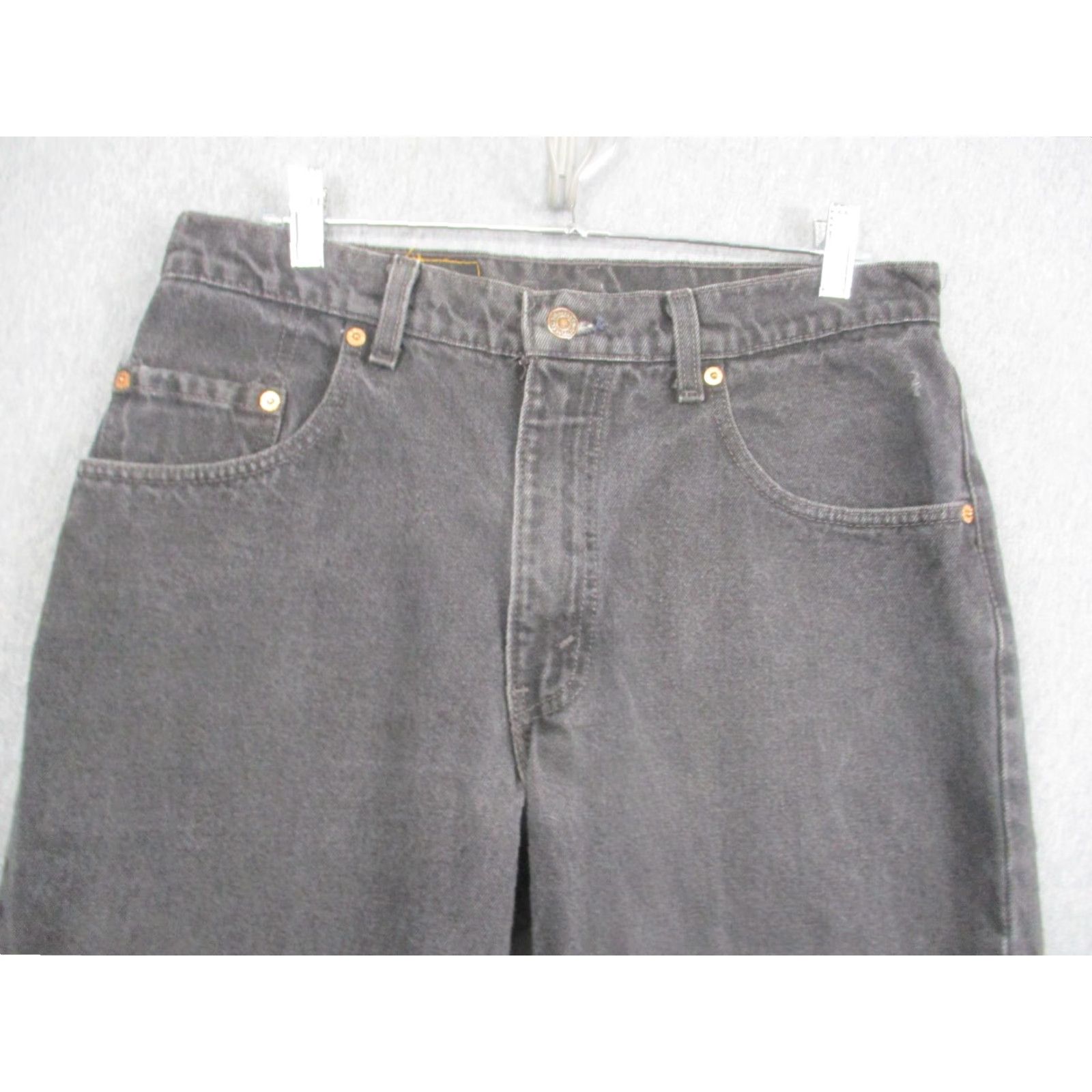 Levi's VINTAGE Levi's Jeans Mens 33x32 Gray Denim Loose Fit Tapered Made USA 90s Size US 33 - 2 Thumbnail