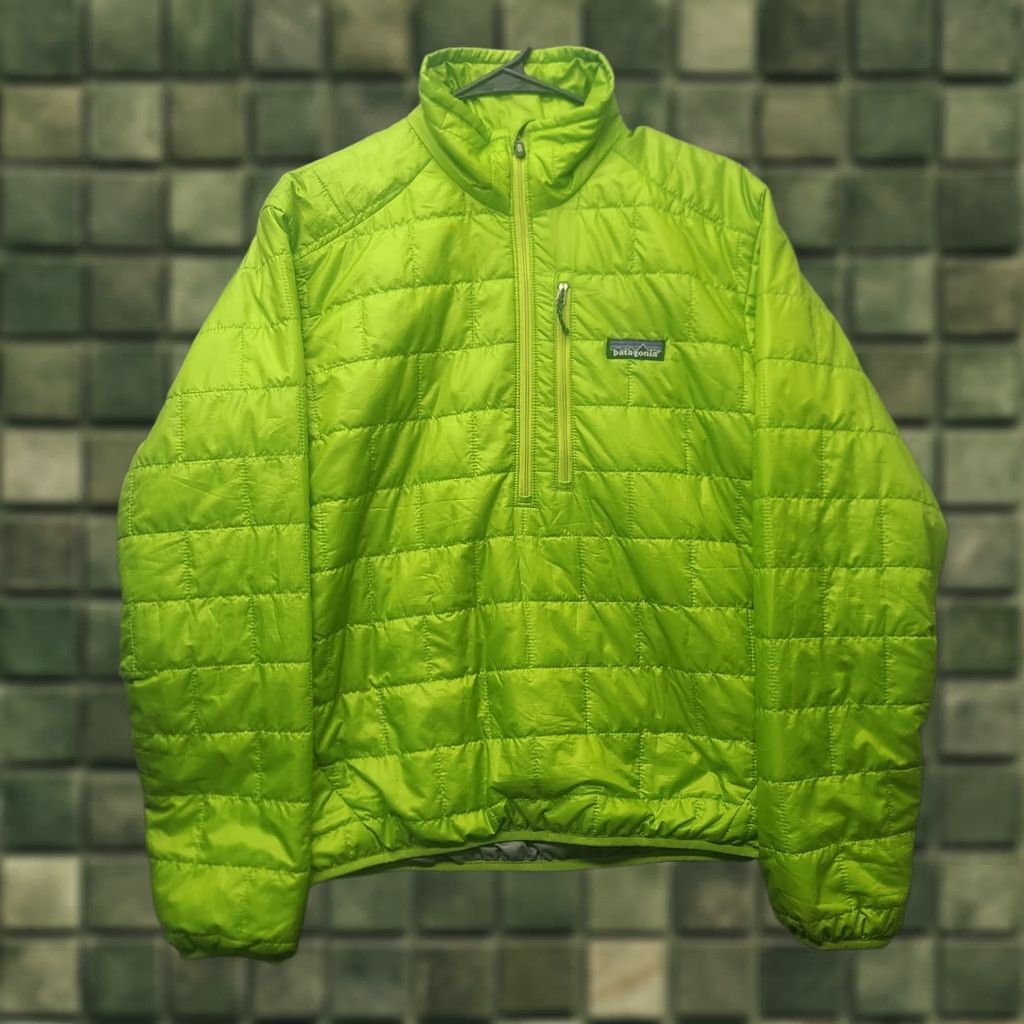 Patagonia Patagonia Nano Puff Mens XS Regular Fit Packable Lightweight Warm Winter Jacket Green Solid Zip Up Size US XS / EU 42 / 0 - 1 Thumbnail