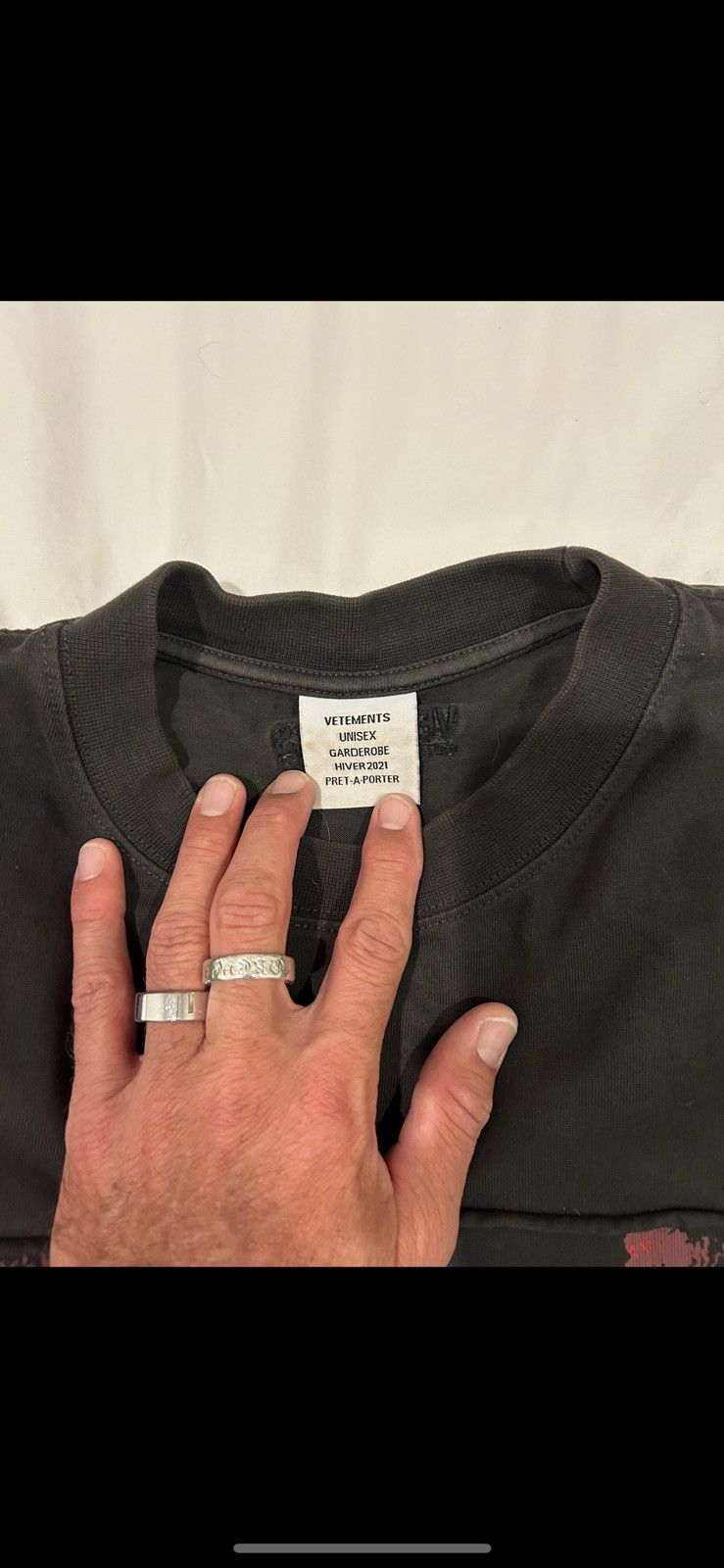 Vetements Vetements Darkness Euphoria Tee Size US M / EU 48-50 / 2 - 6 Thumbnail