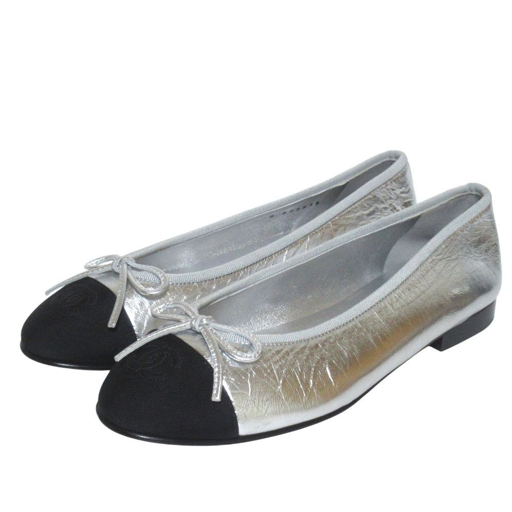 Chanel Chanel Chanel Leather Ballet Flats Leather Shoes G02819 DUTY FREE for USA Size ONE SIZE - 1 Thumbnail