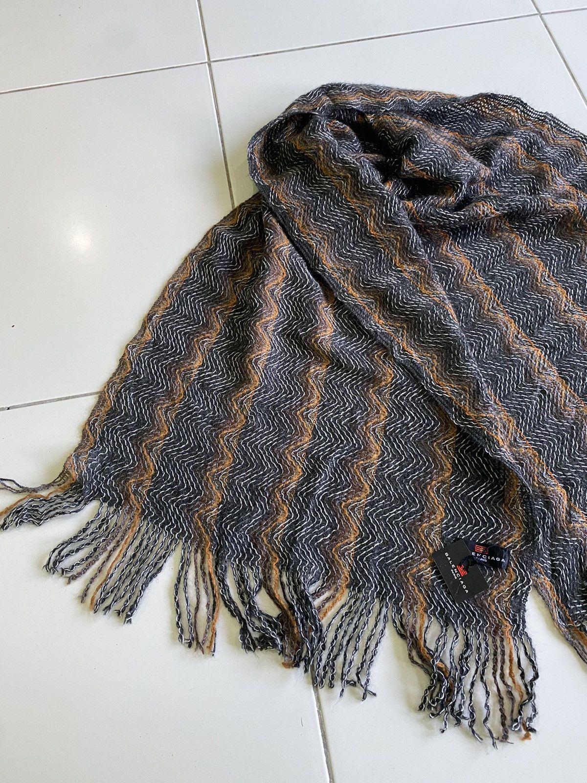 Balenciaga Knit Scarf Balenciaga black Size ONE SIZE - 2 Thumbnail