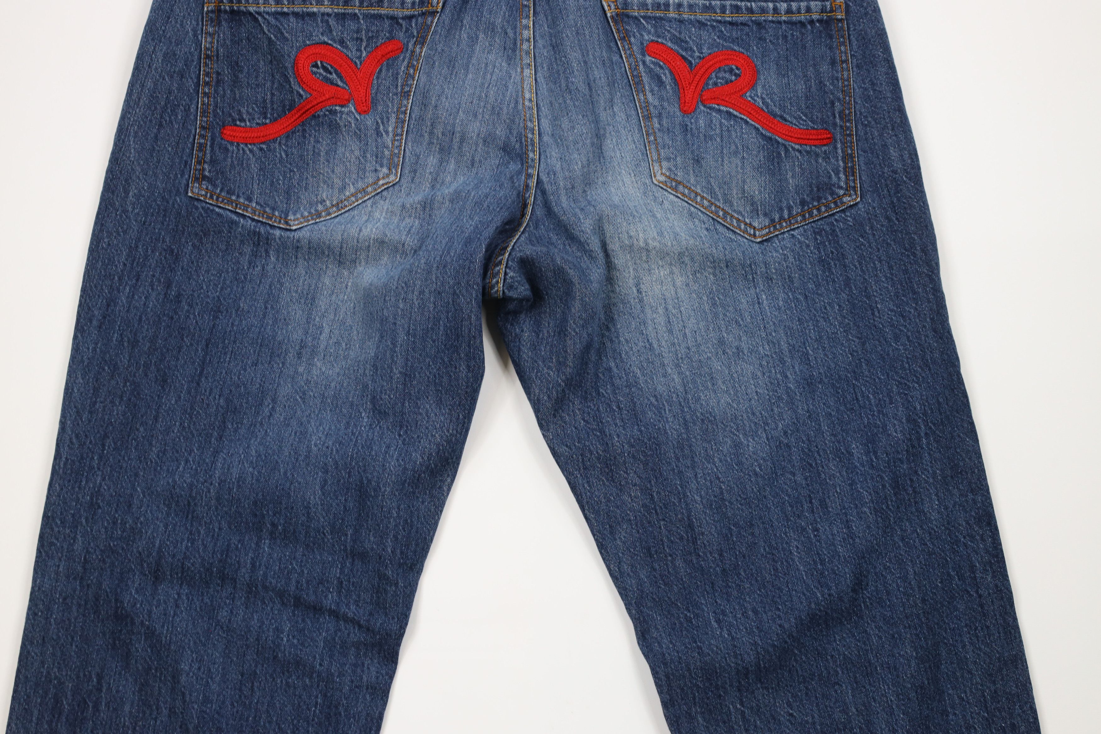 Rocawear Vintage Rocawear Baggy Fit Wide Leg Denim Jeans Pants Blue Size US 41 - 11 Thumbnail