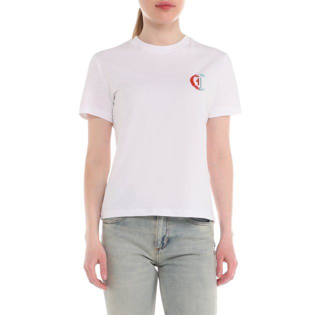 Just Cavalli 🐅 Just Cavalli Gradient Tiger Graphic Tee — T-Shirt Women’s Size L / US 10 / IT 46 - 4 Thumbnail