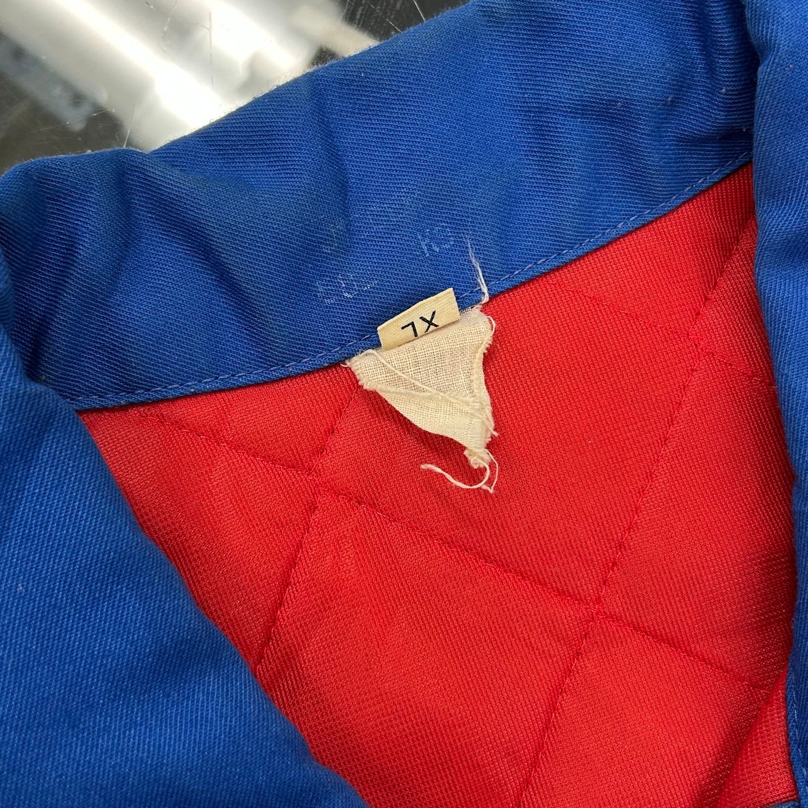 NASCAR Vintage 80s Blue Racing Jacket Coat Size XL B8 Size US XL / EU 56 / 4 - 6 Thumbnail
