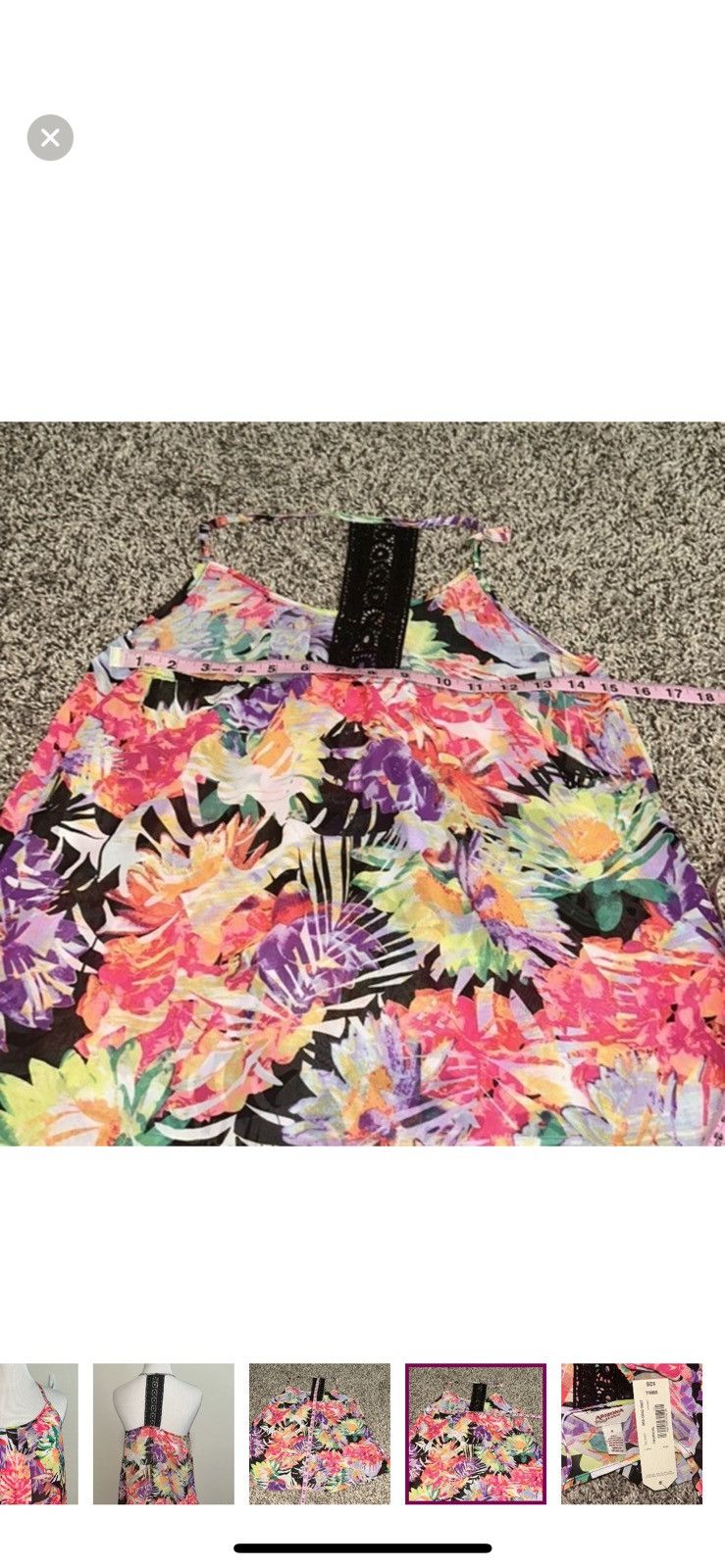 Arizona Jean Co. Arizona Jean co small floral tank top Size S / US 4 / IT 40 - 3 Thumbnail